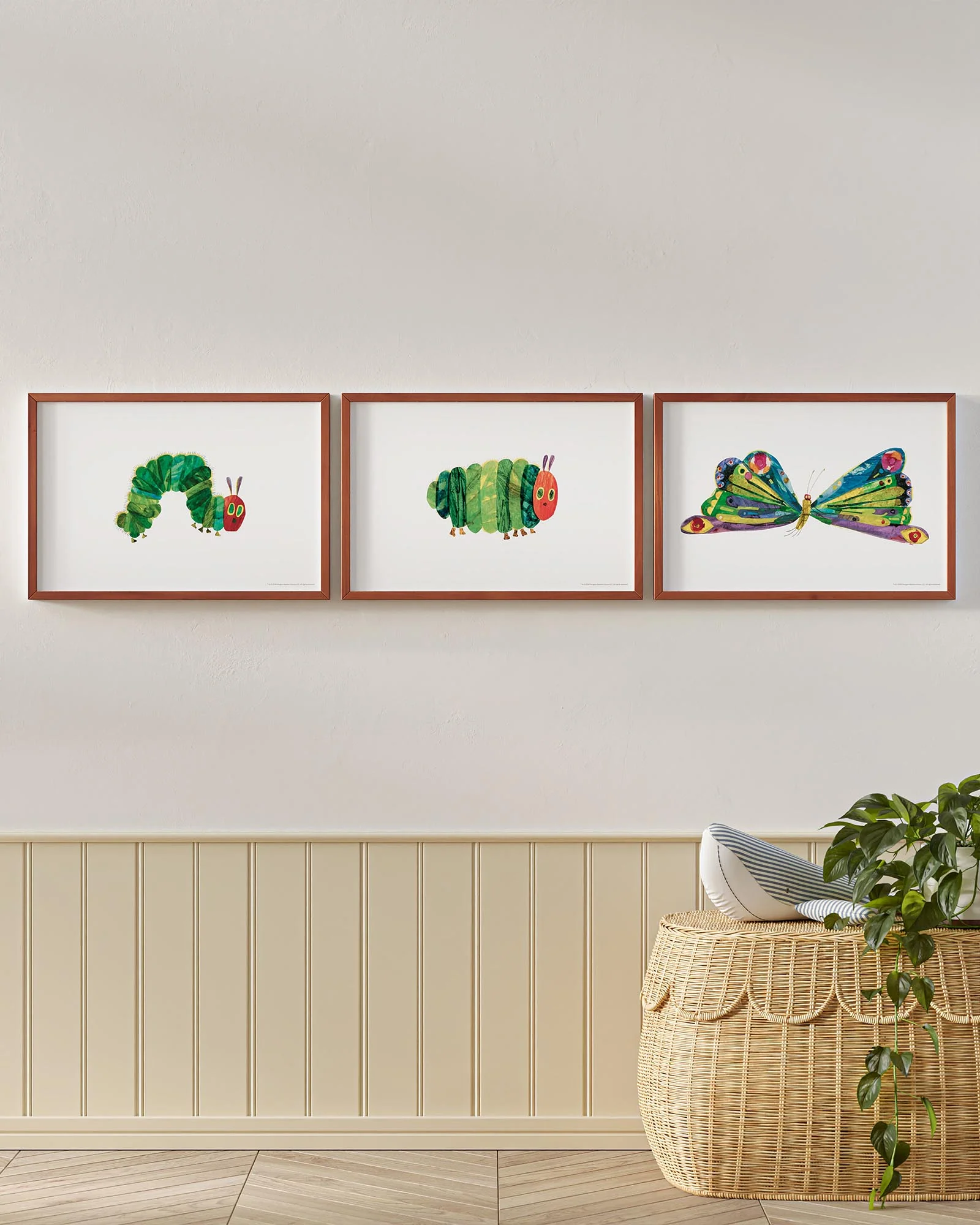 A Beautiful Butterfly! Framed Wall Art Set | Eric Carle x Nestig - Image 3