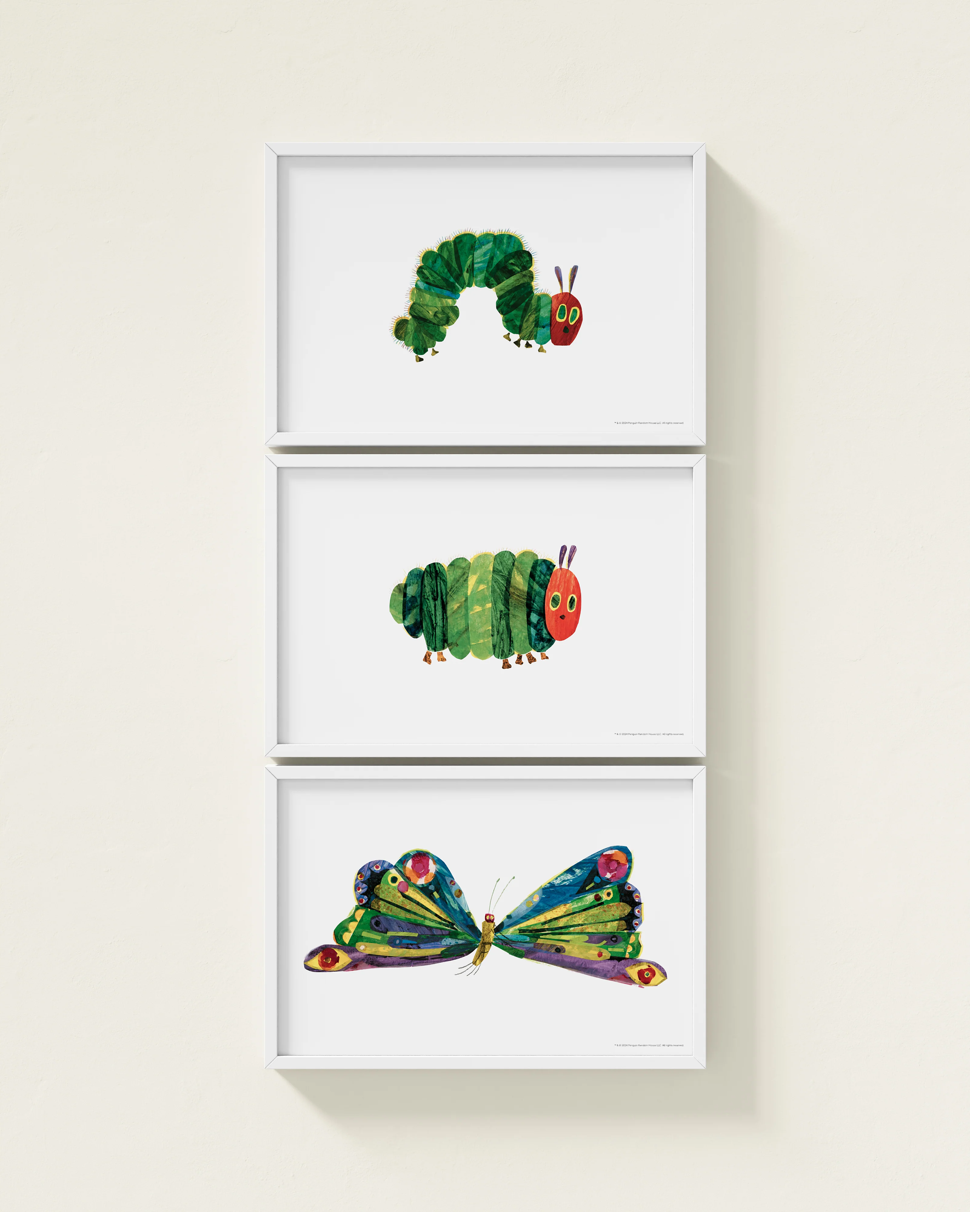 A Beautiful Butterfly! Framed Wall Art Set | Eric Carle x Nestig - Image 9