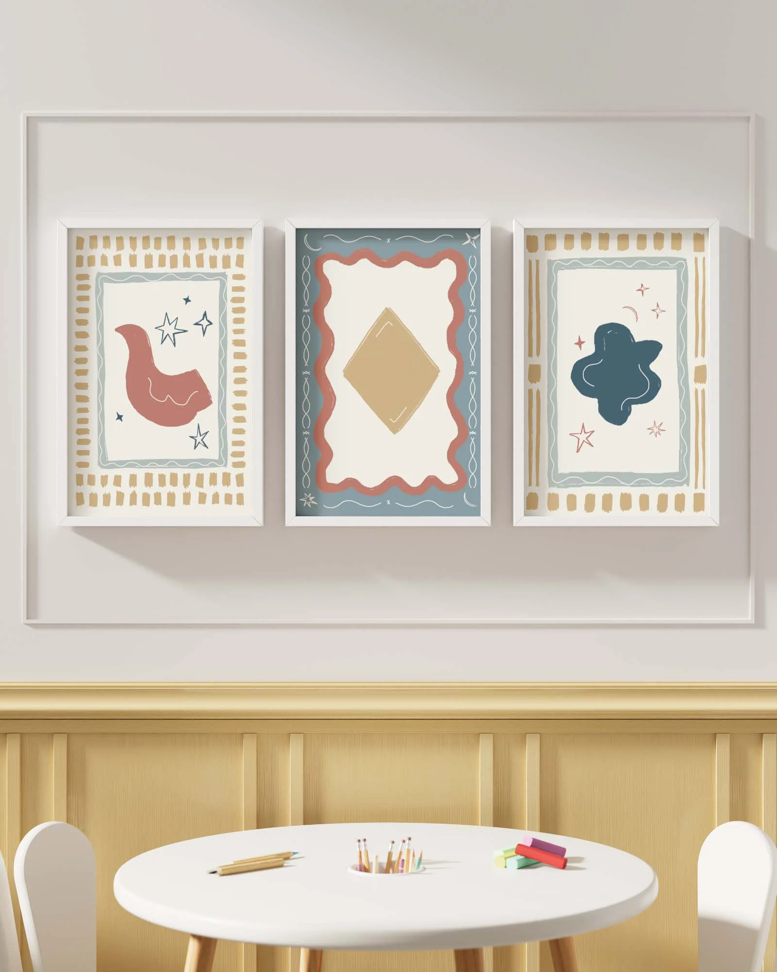 Artist's Apartment Framed Wall Art Set - Image 3