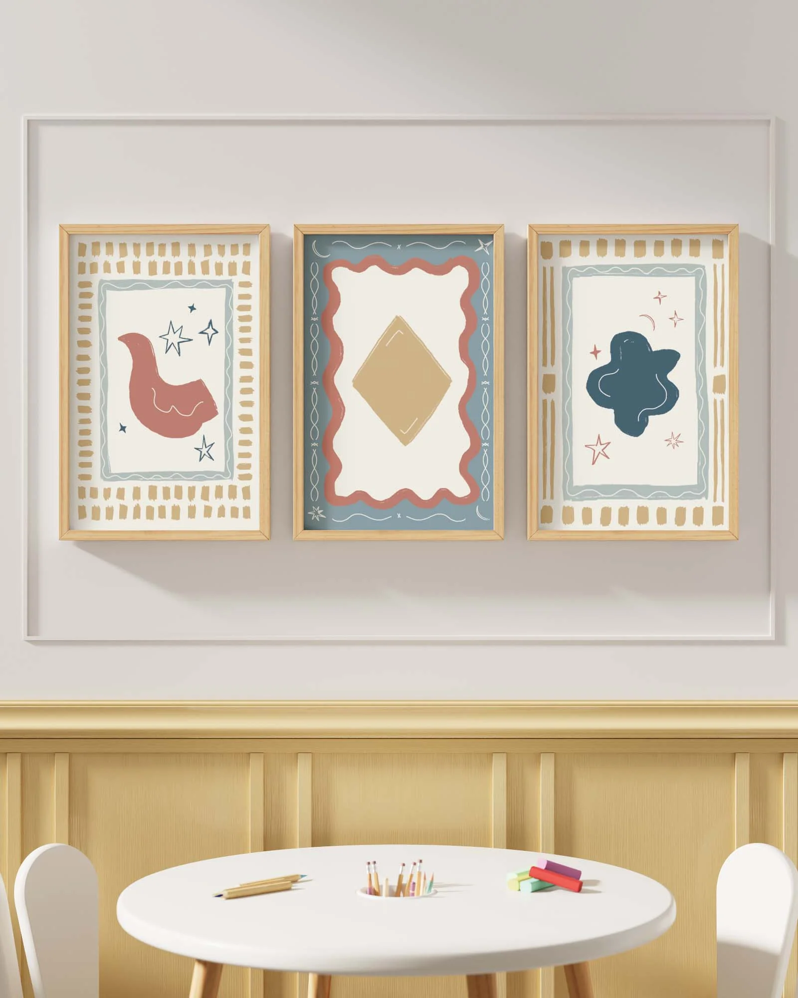 Artist's Apartment Framed Wall Art Set - Image 5