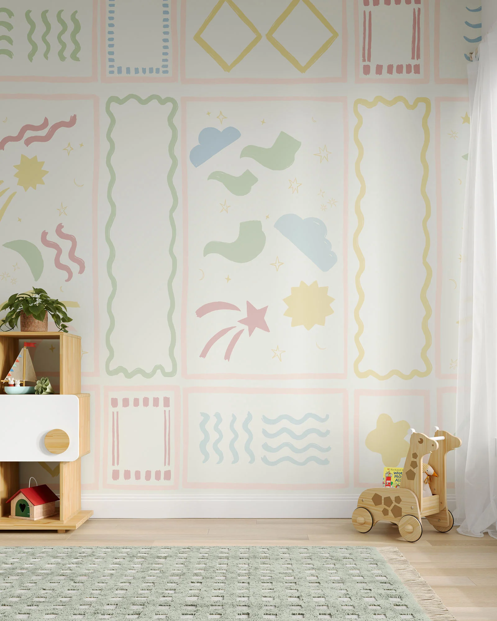 Artist's Apartment Wall Mural - Image 2