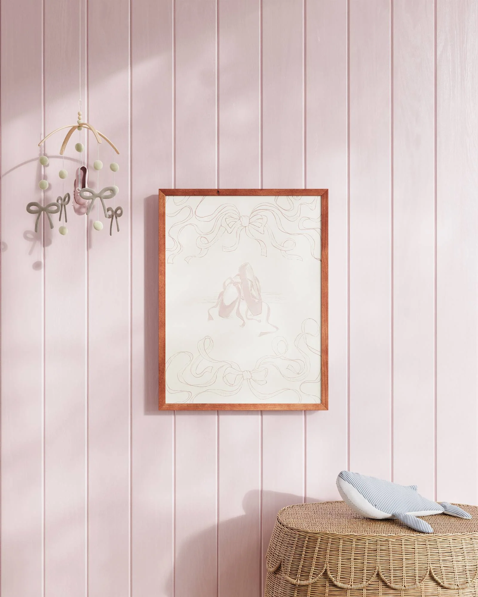Ballet Slippers Framed Wall Art - Image 2