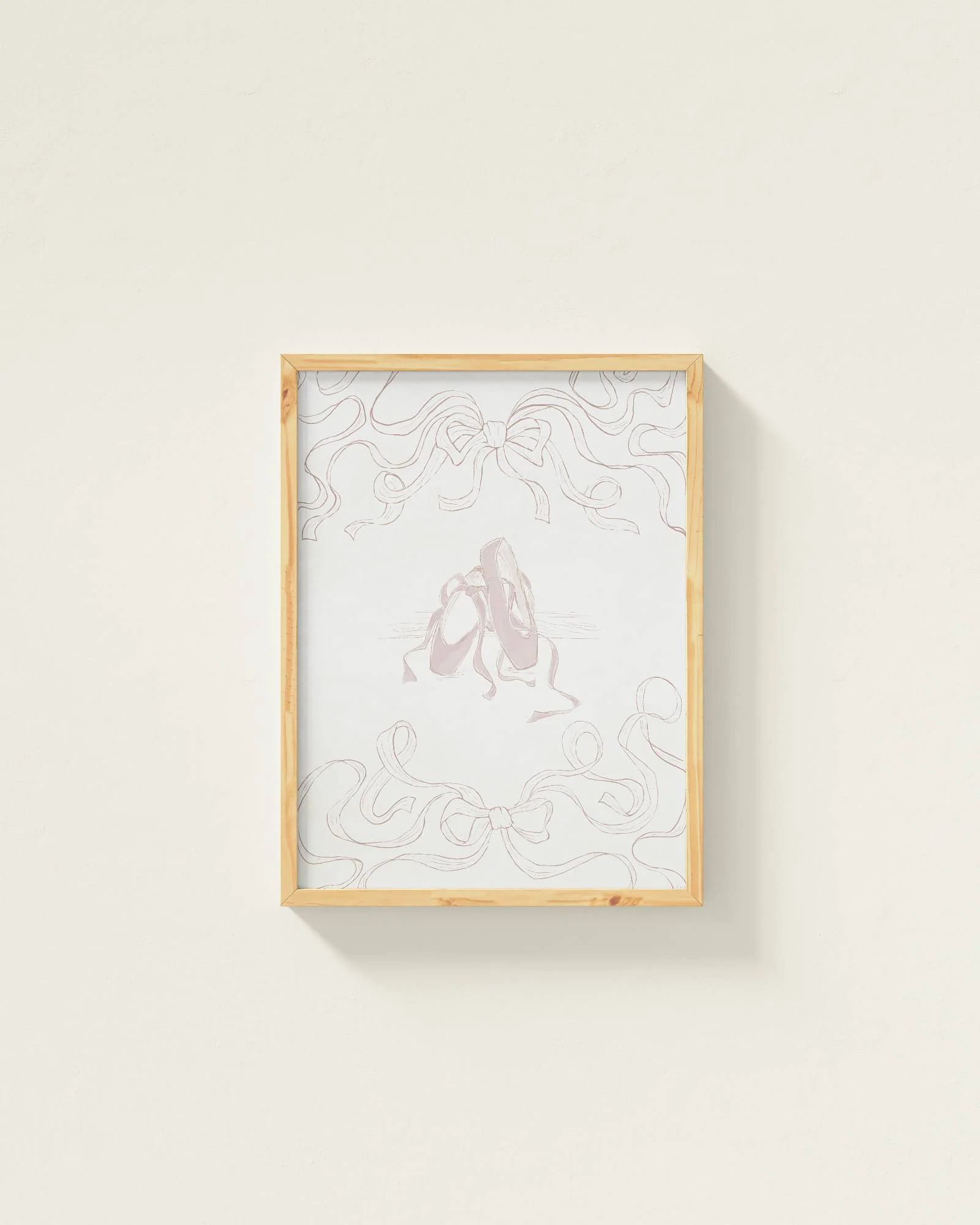 Ballet Slippers Framed Wall Art - Image 4