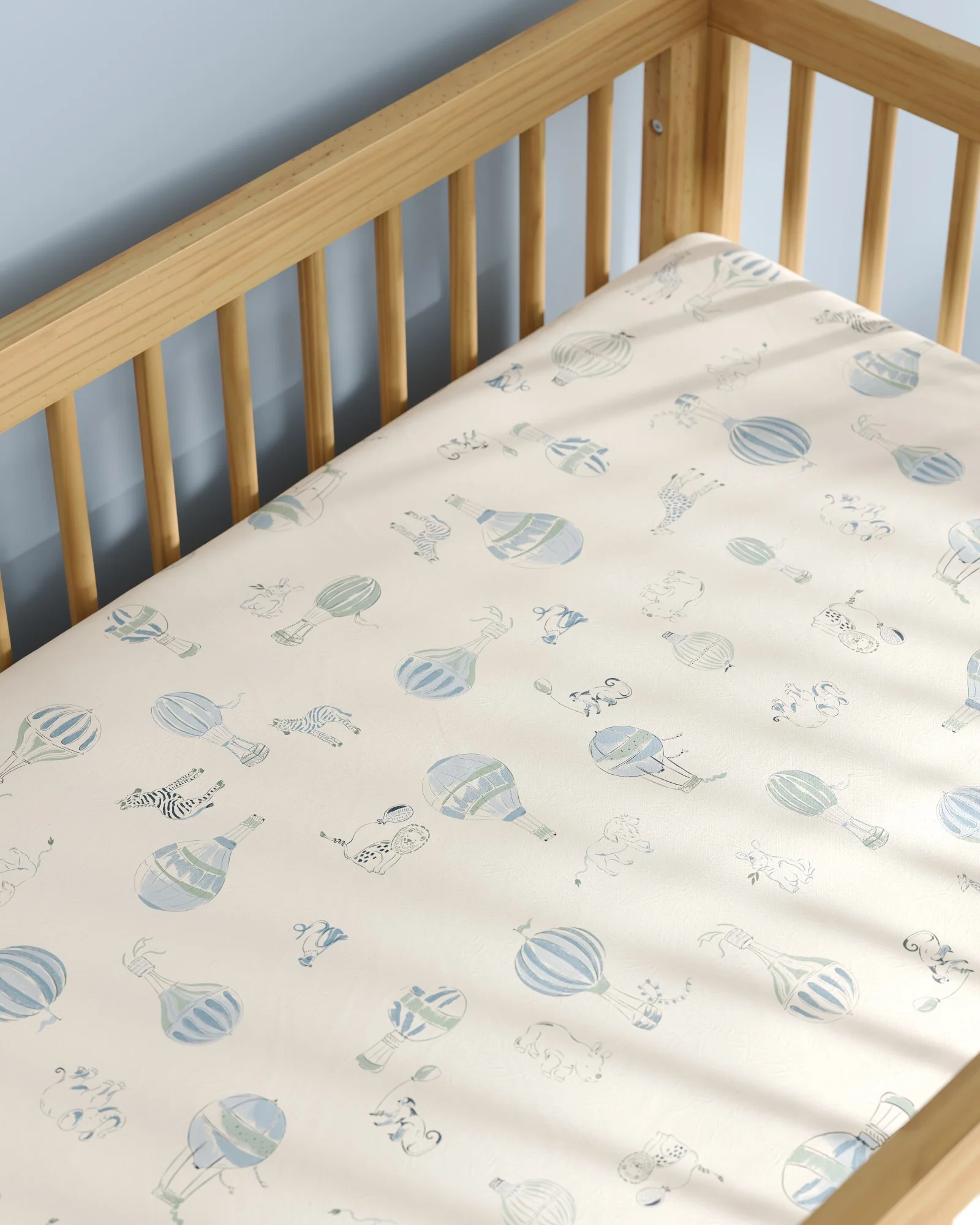 Balloon Race Crib Sheet Set - Image 3