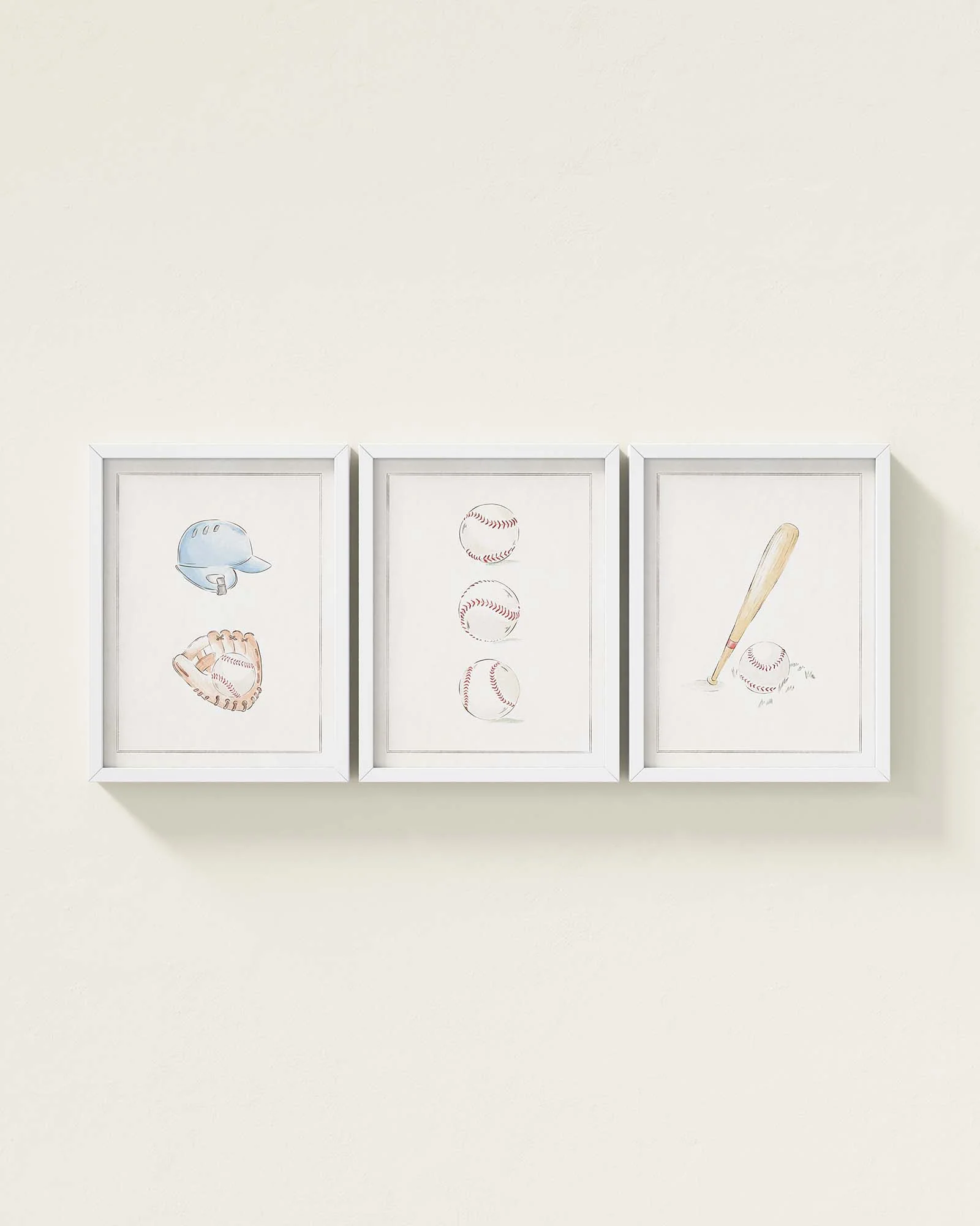 Bases Loaded Framed Wall Art Set - Image 12