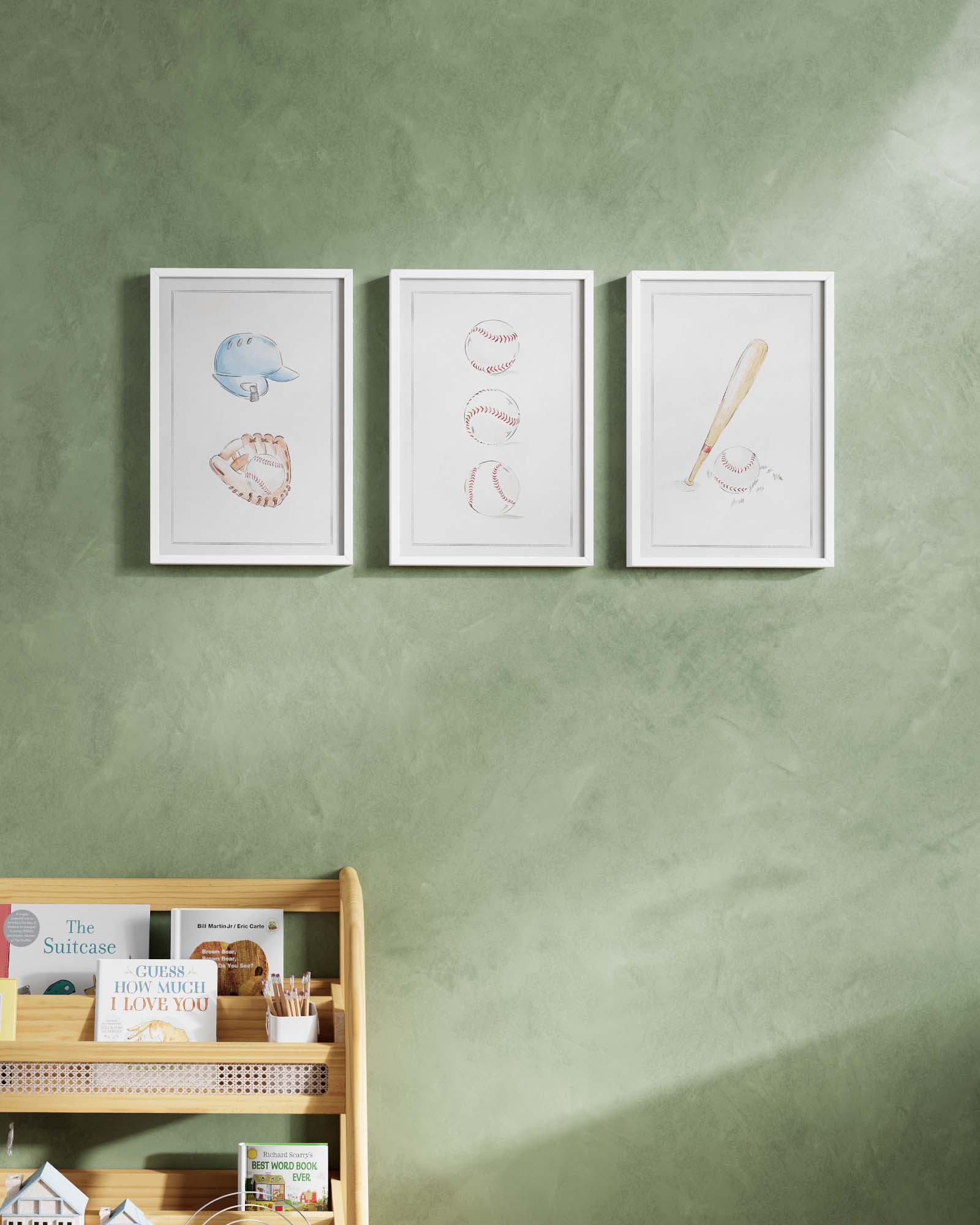 Bases Loaded Framed Wall Art Set - Image 5