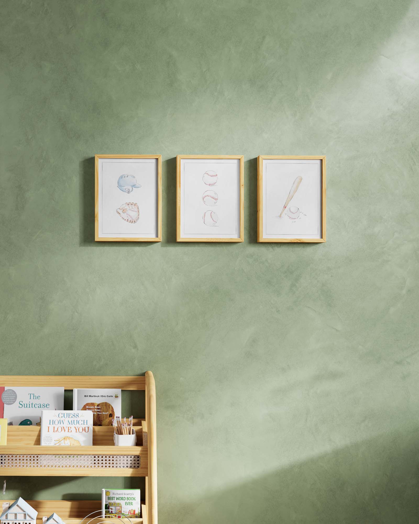 Bases Loaded Framed Wall Art Set - Image 7