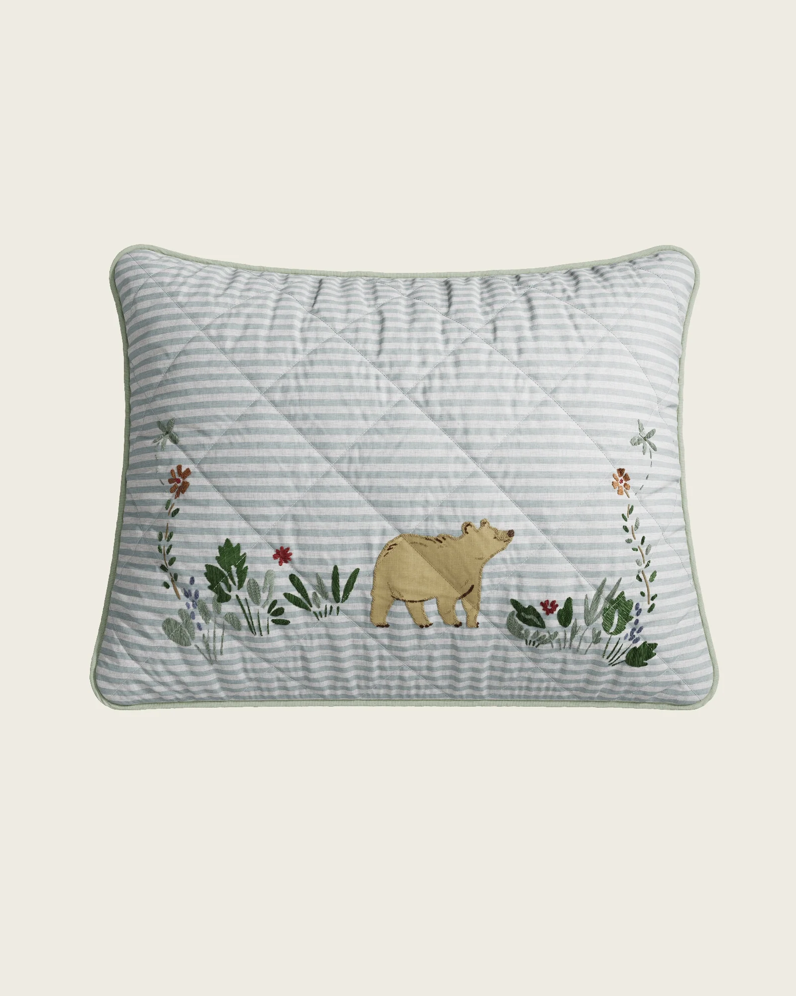 Bear Cub Personalized Twin Sham