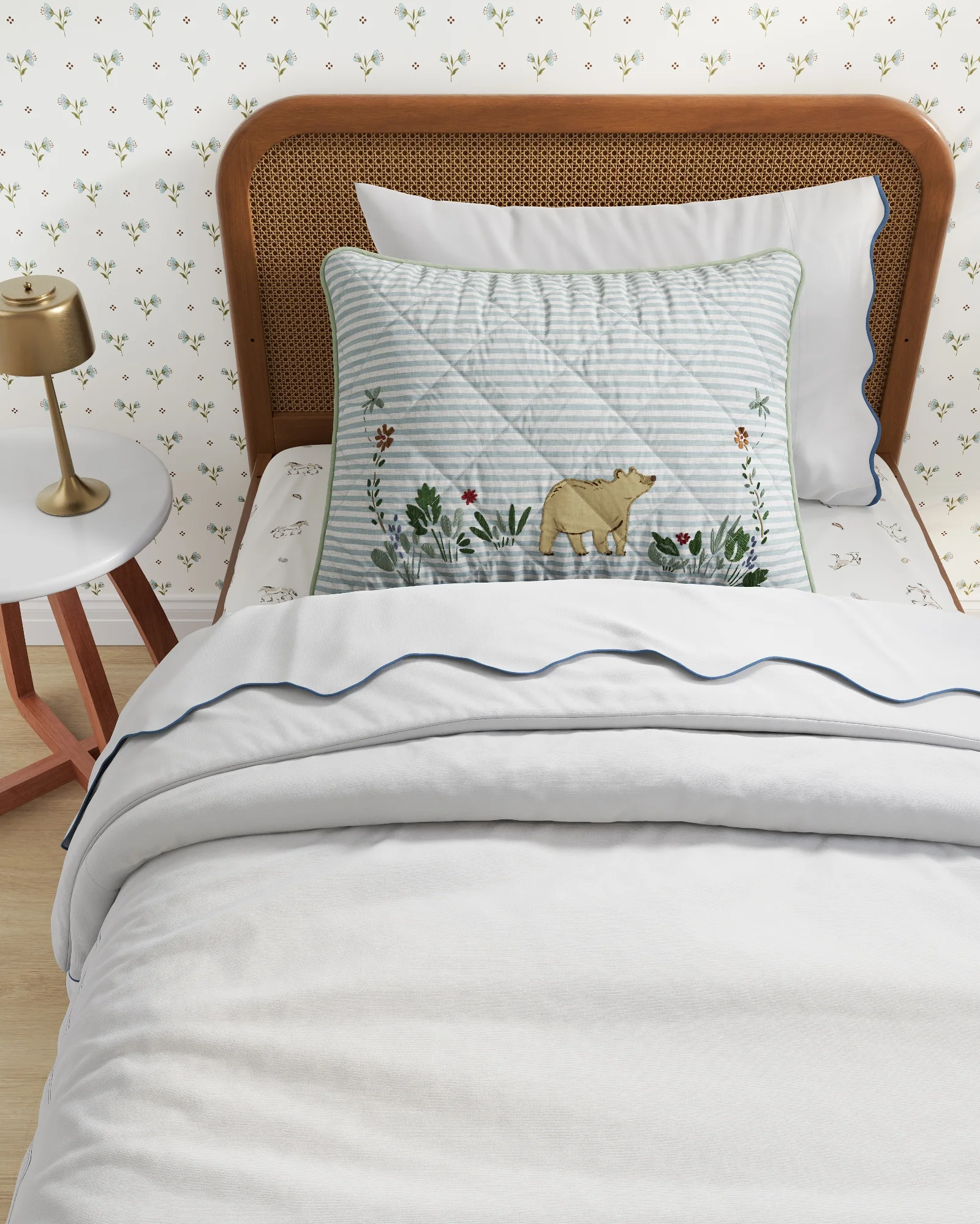 Bear Cub Personalized Twin Sham - Image 3