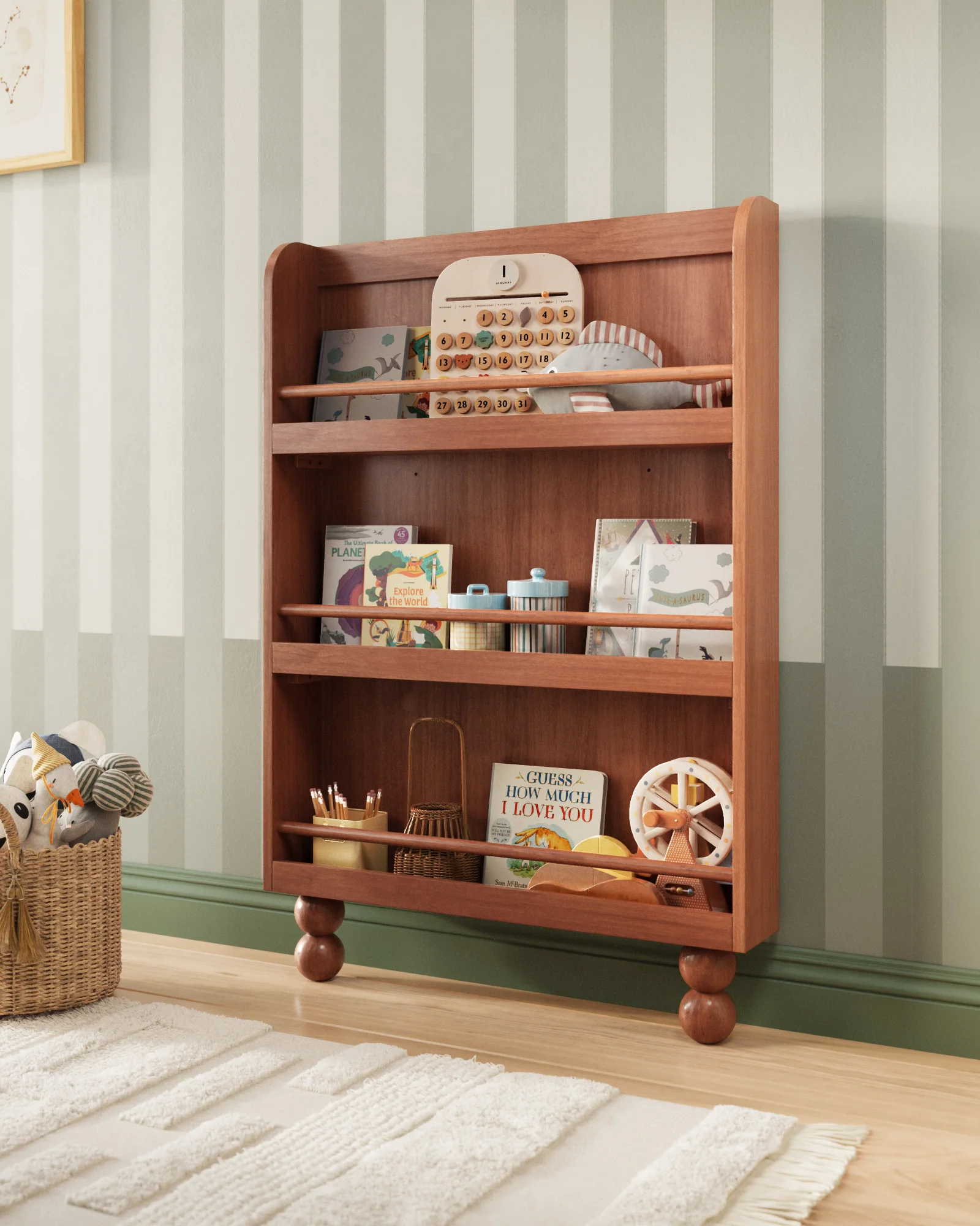 Briar Mounted Bookshelf - Image 5