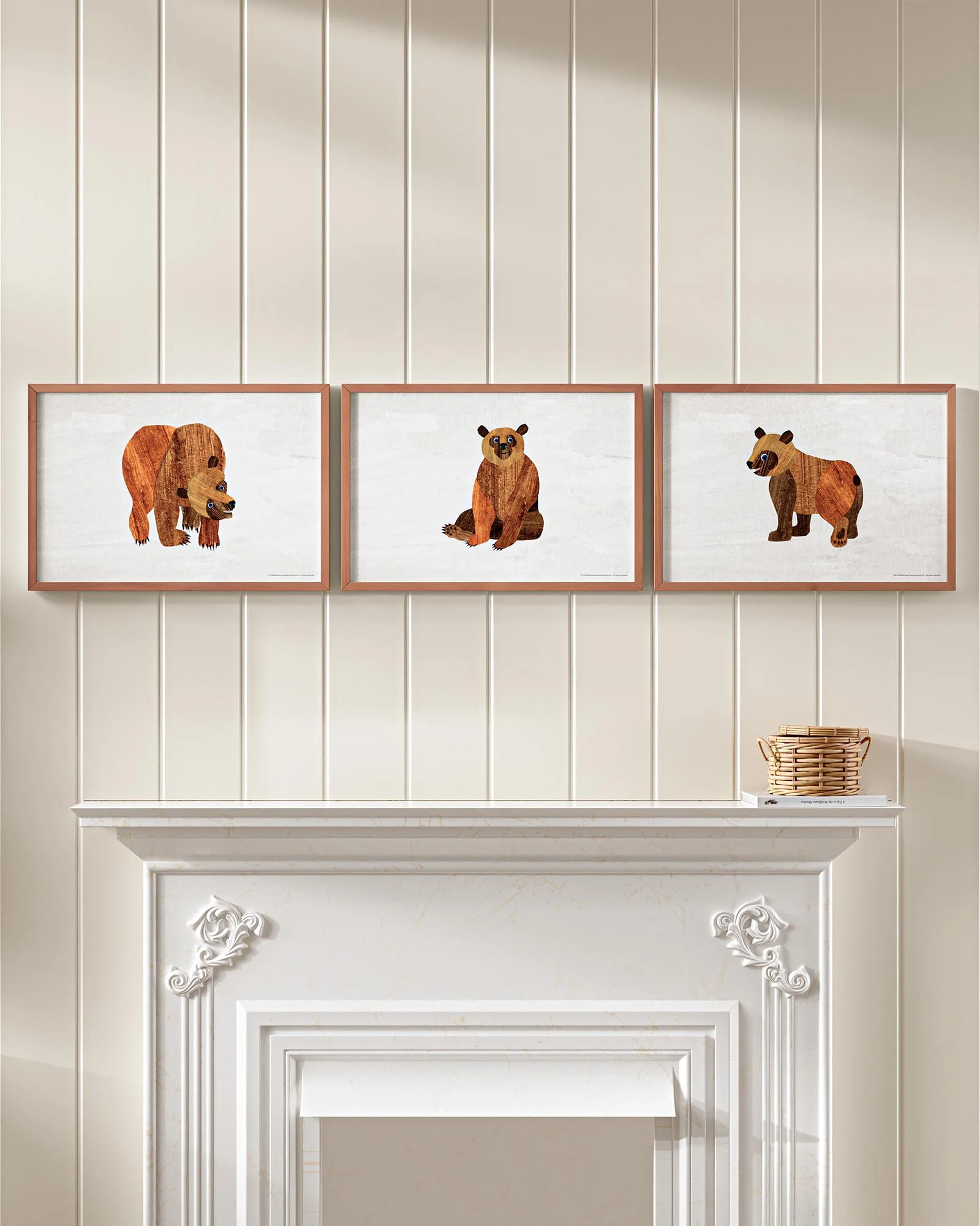 Brown Bear, Brown Bear Framed Wall Art Set | Eric Carle x Nestig - Image 3