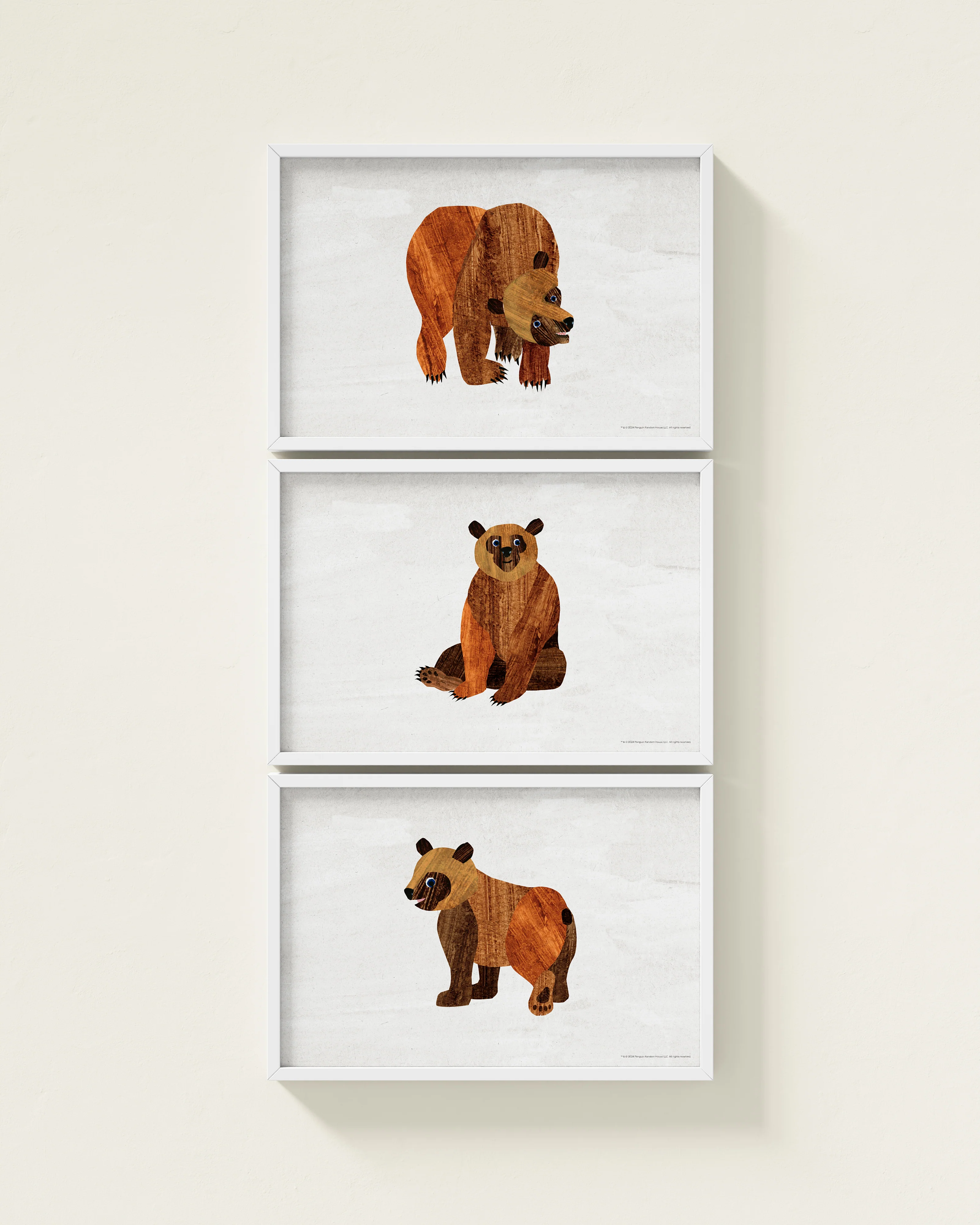 Brown Bear, Brown Bear Framed Wall Art Set | Eric Carle x Nestig - Image 7