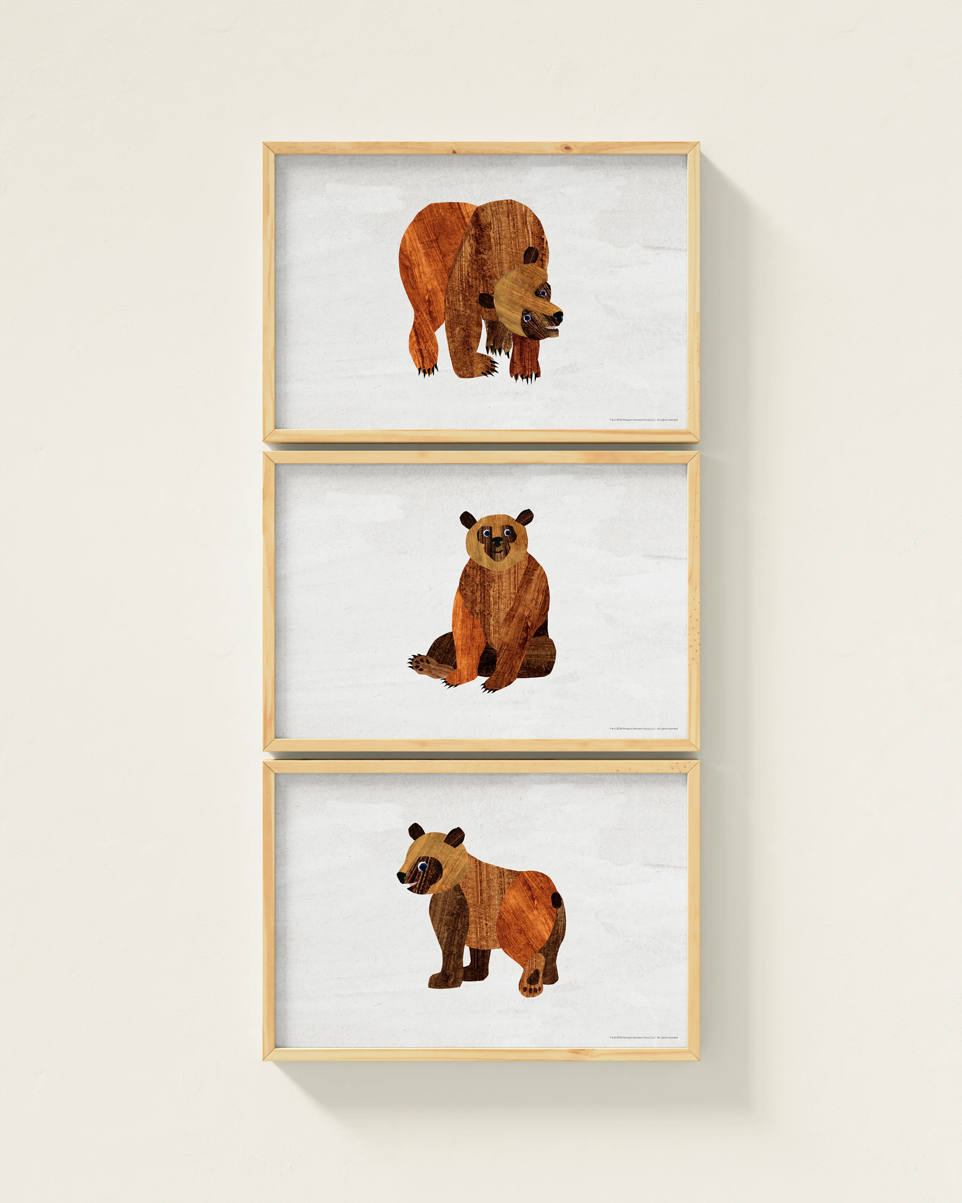 Brown Bear, Brown Bear Framed Wall Art Set | Eric Carle x Nestig - Image 8