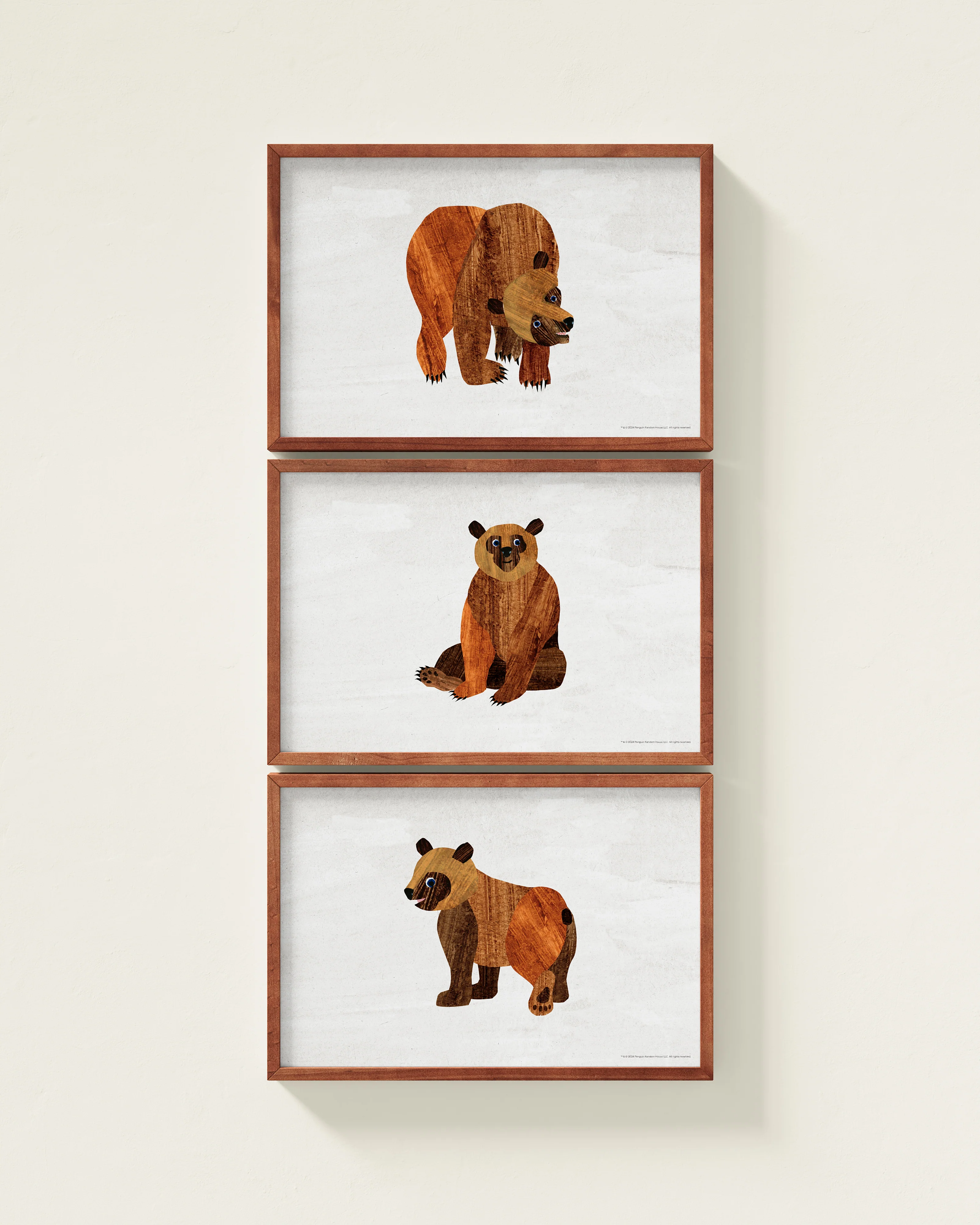 Brown Bear, Brown Bear Framed Wall Art Set | Eric Carle x Nestig - Image 9