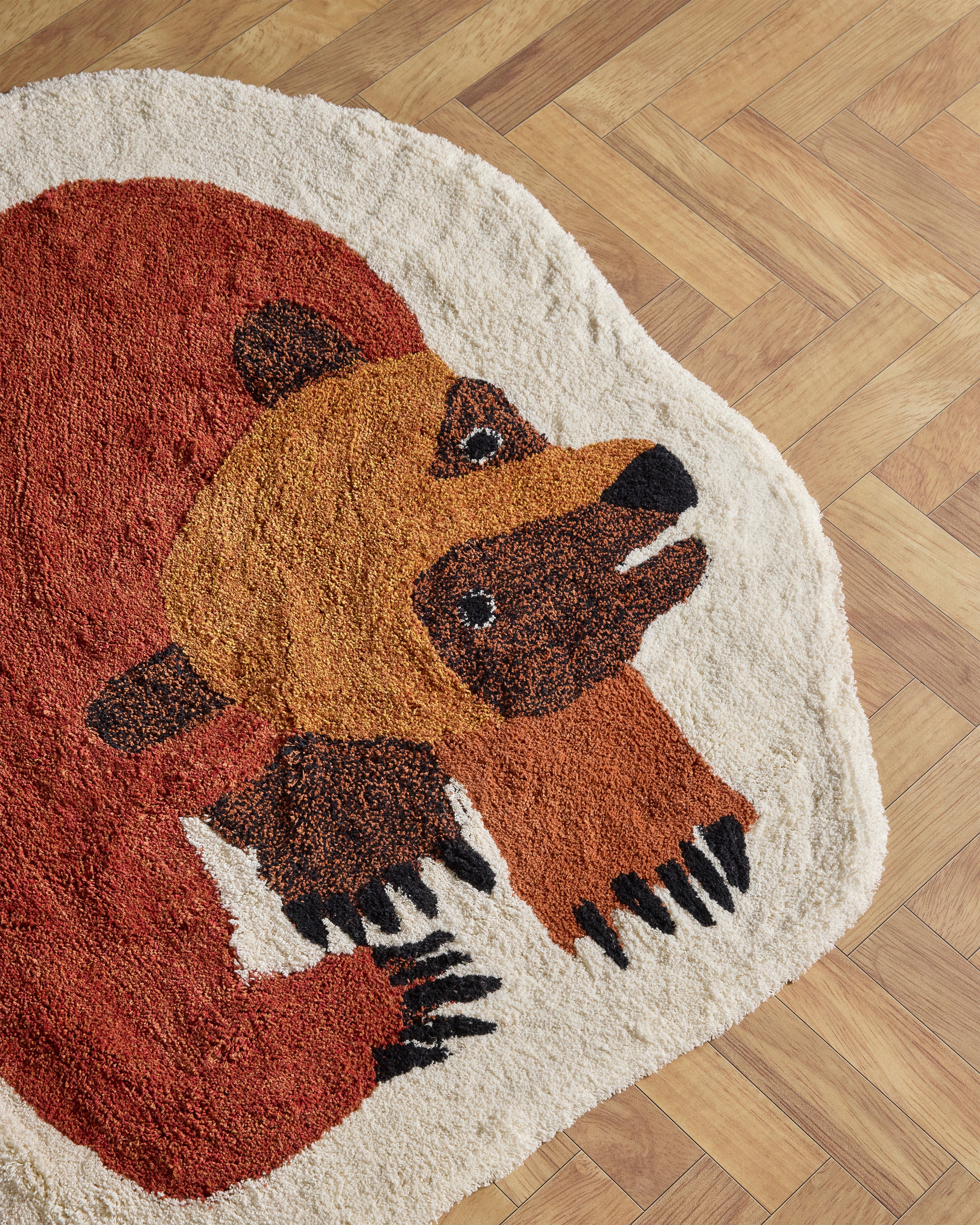 Brown Bear, Brown Bear Washable Rug | Eric Carle x Nestig - Image 4