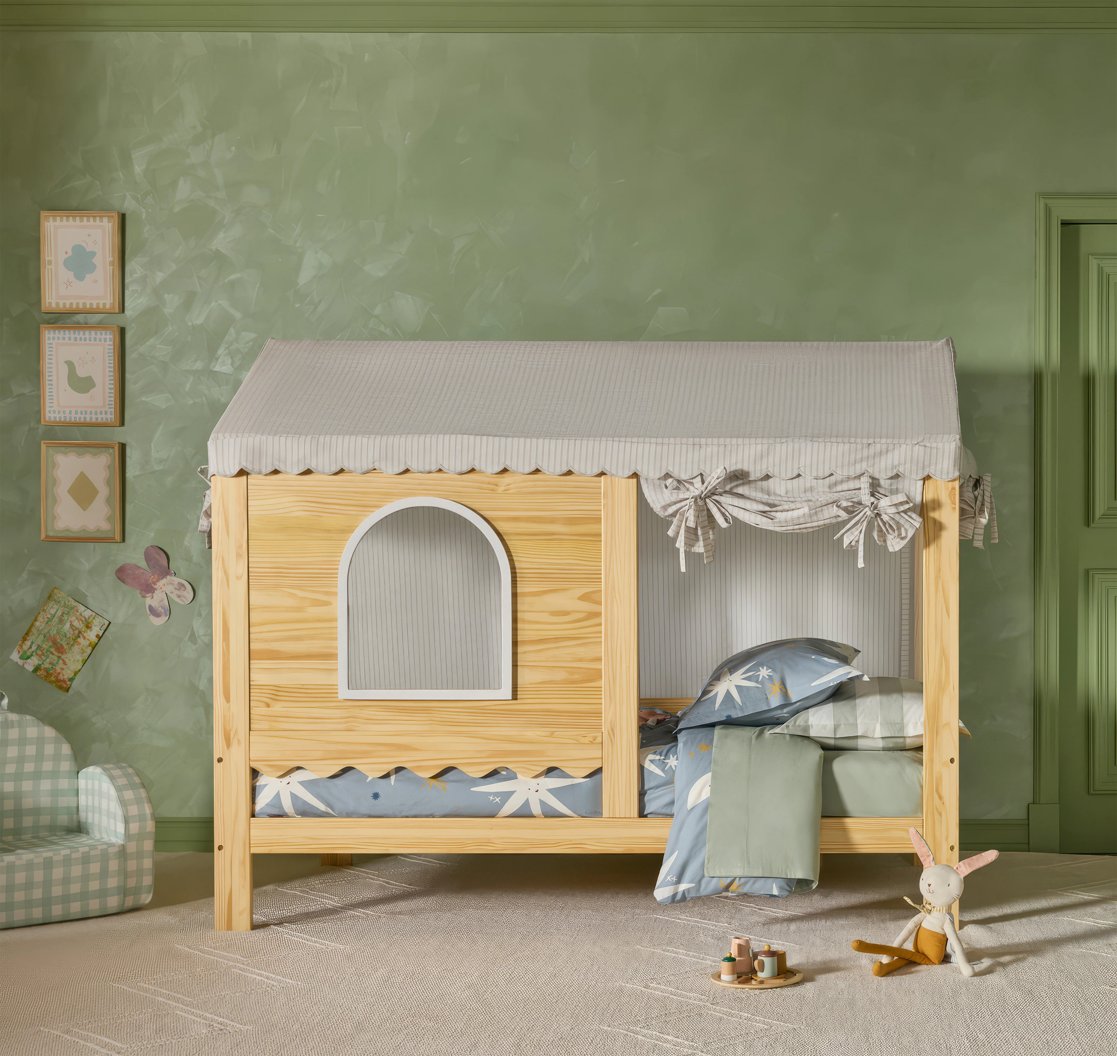 Bungalow Playhouse Kids Bed - Image 5