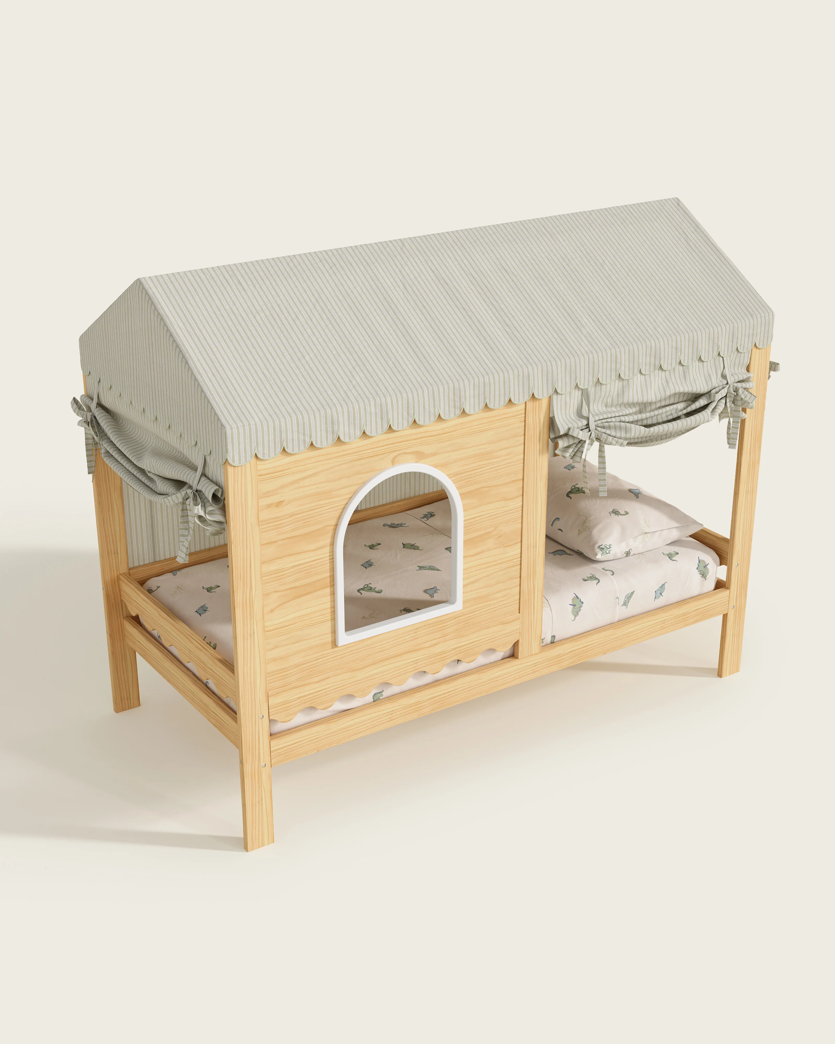 Bungalow Playhouse Kids Bed Tent - Image 2