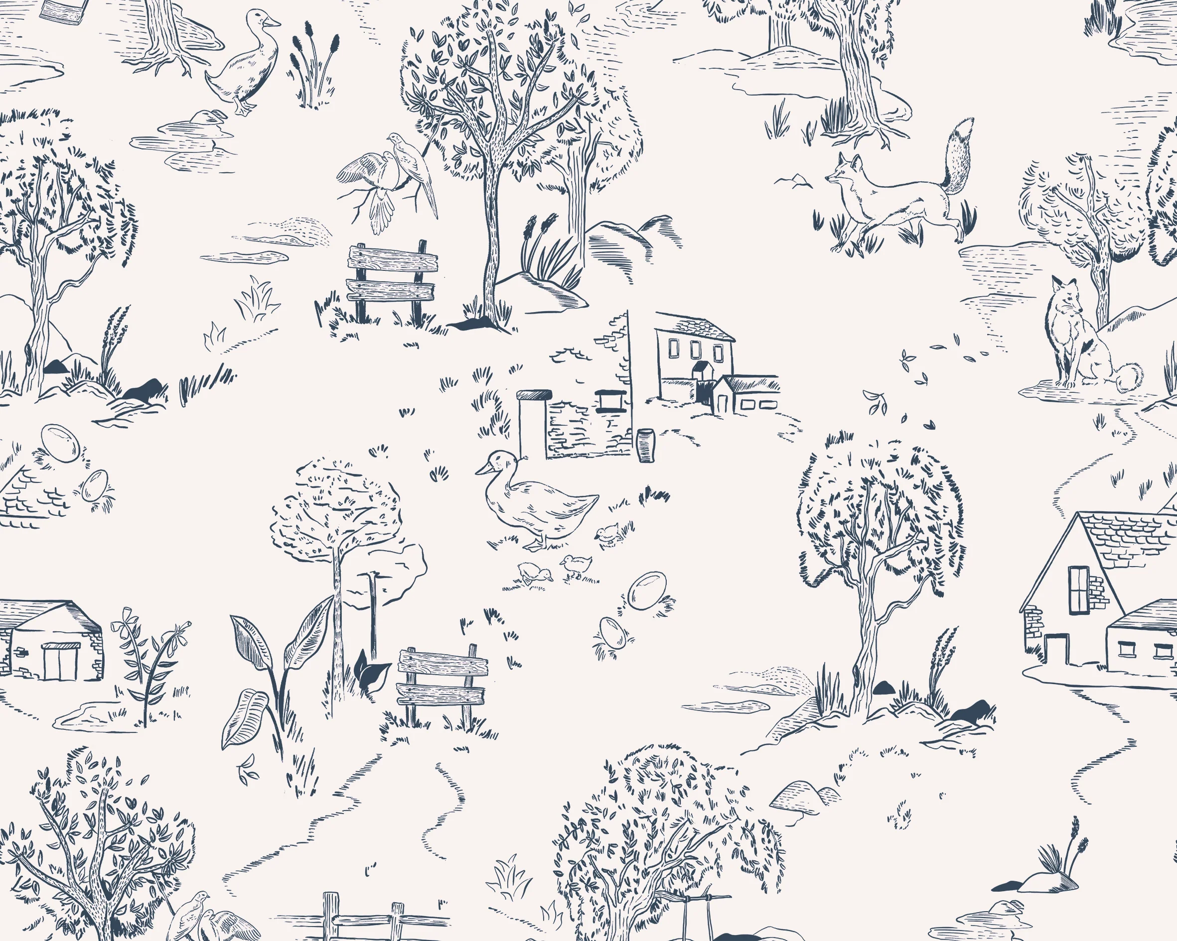 Busy Brook Wallpaper - Image 7