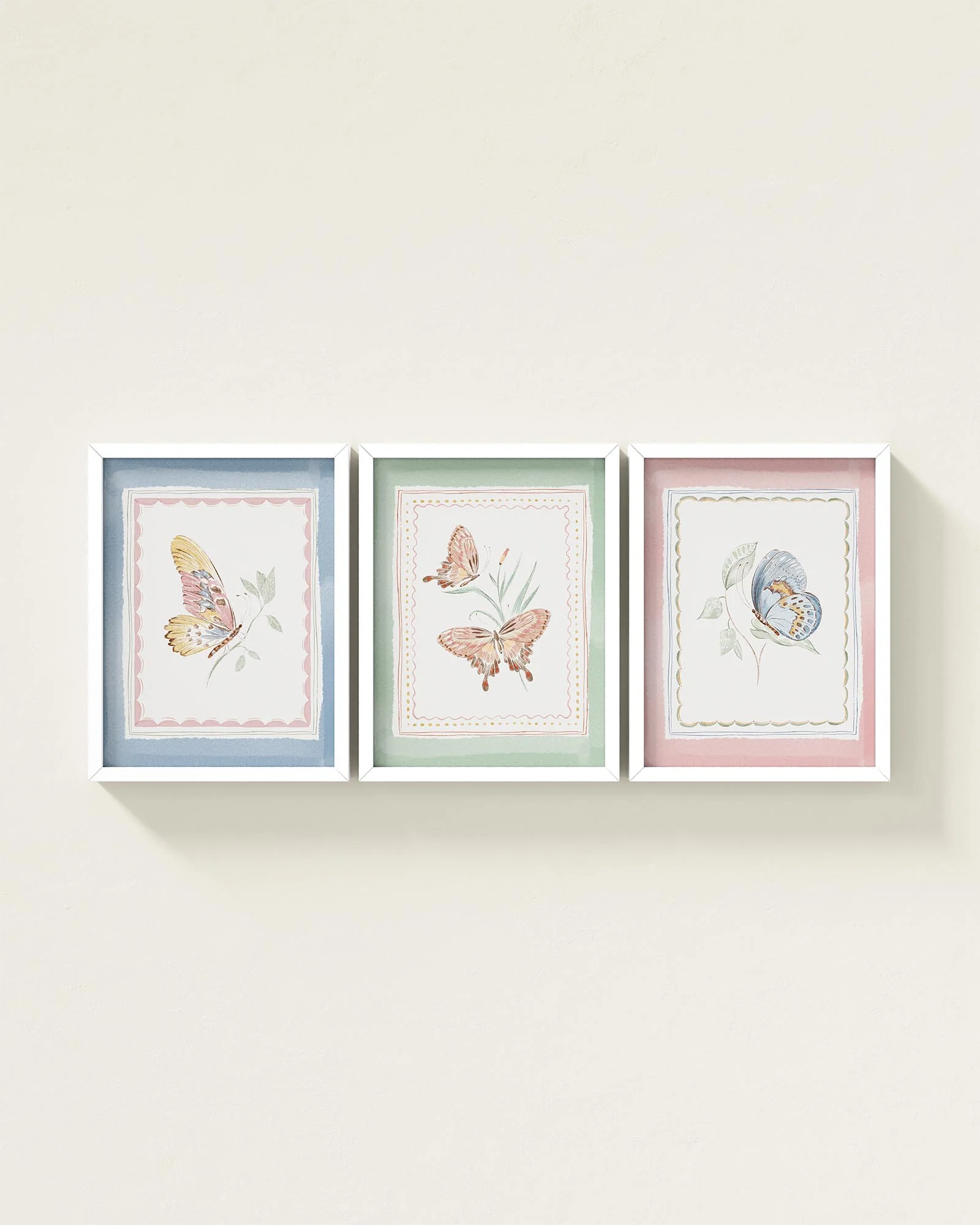 Butterfly Garden Framed Wall Art Set - Image 12