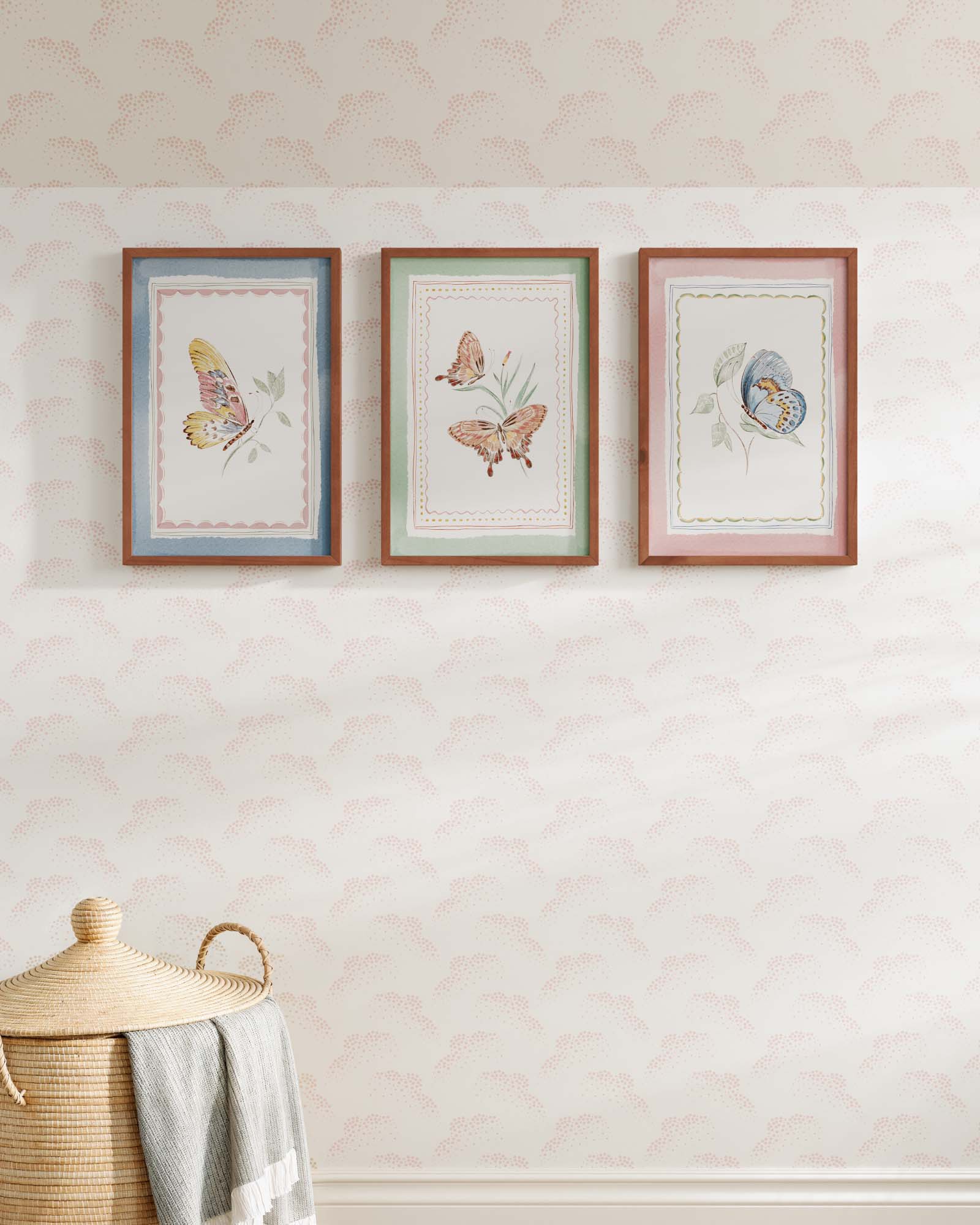 Butterfly Garden Framed Wall Art Set - Image 2