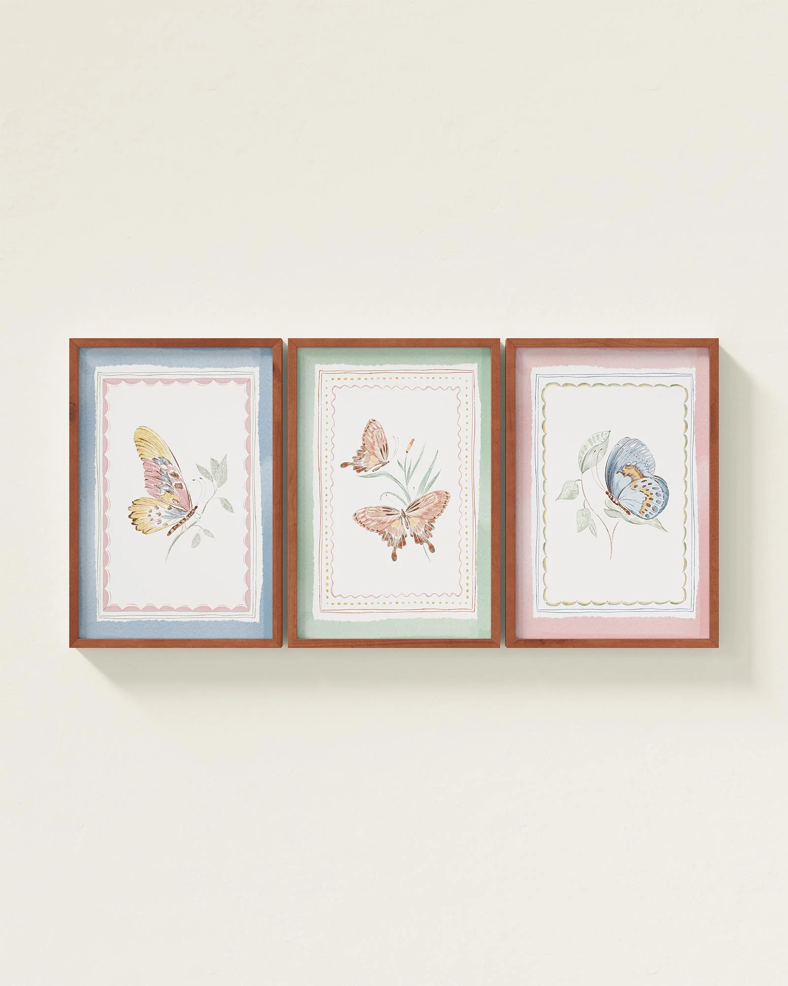 Butterfly Garden Framed Wall Art Set - Image 8