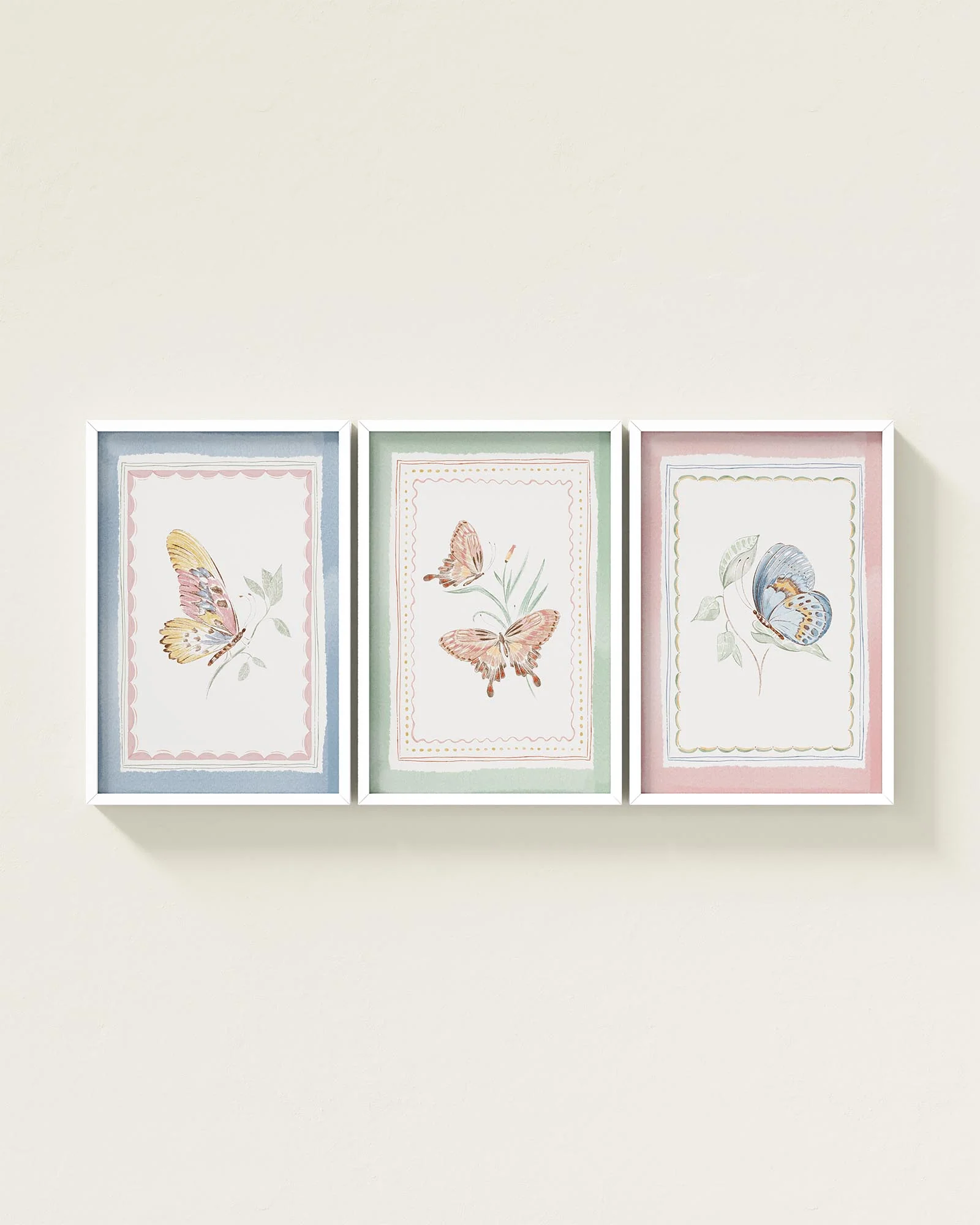Butterfly Garden Framed Wall Art Set - Image 9