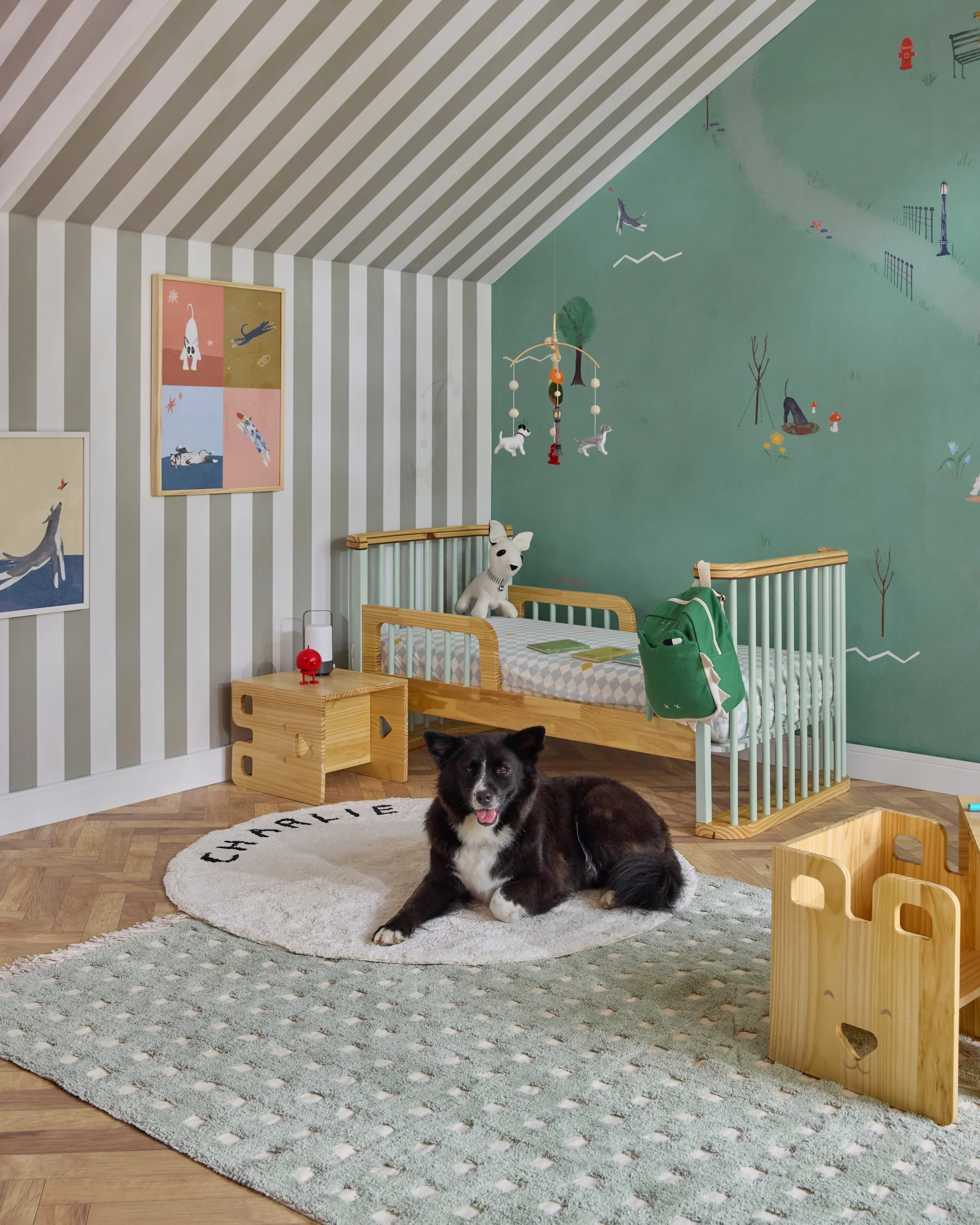 Central Park Dogs Wall Mural - Image 5