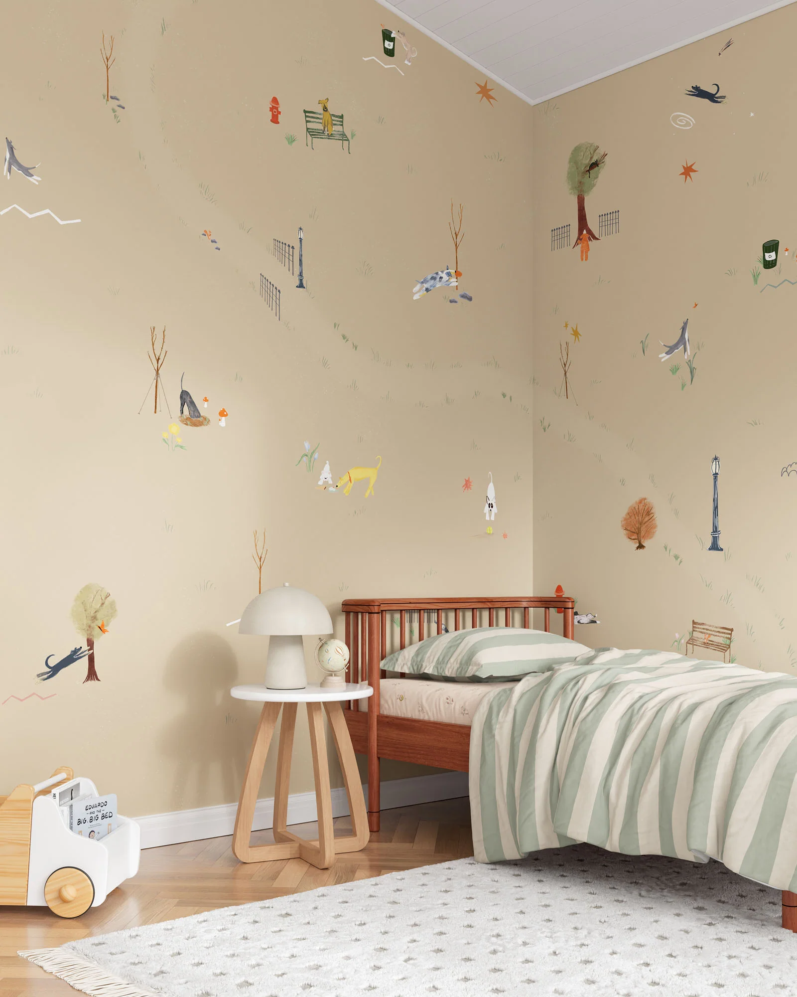 Central Park Dogs Wall Mural - Image 7