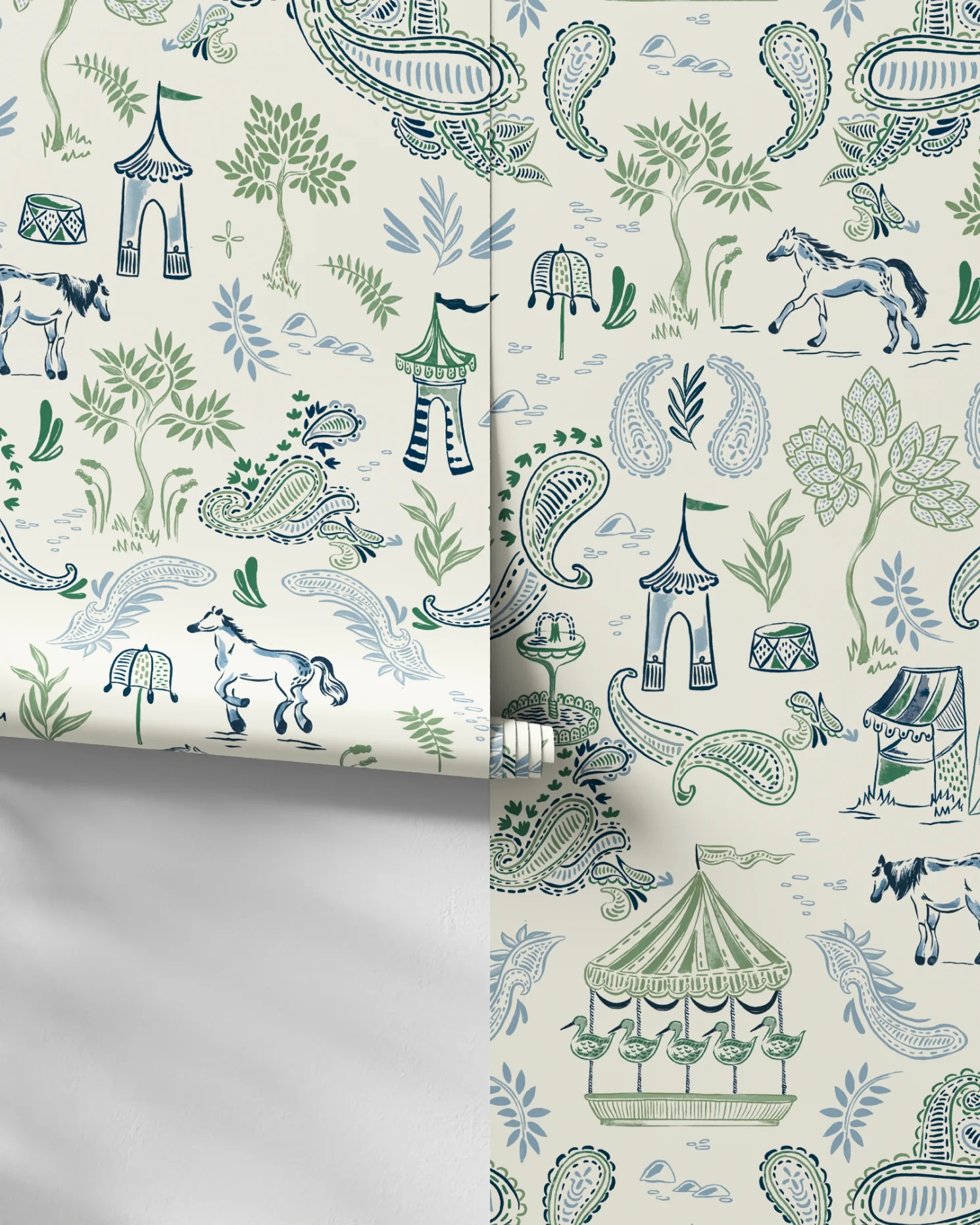 Paisley Circus Wallpaper - Image 4