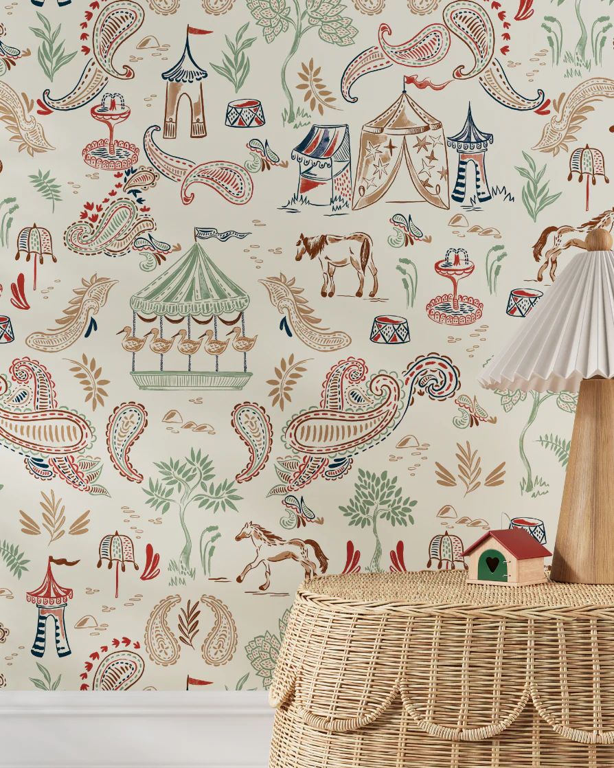 Paisley Circus Wallpaper - Image 5