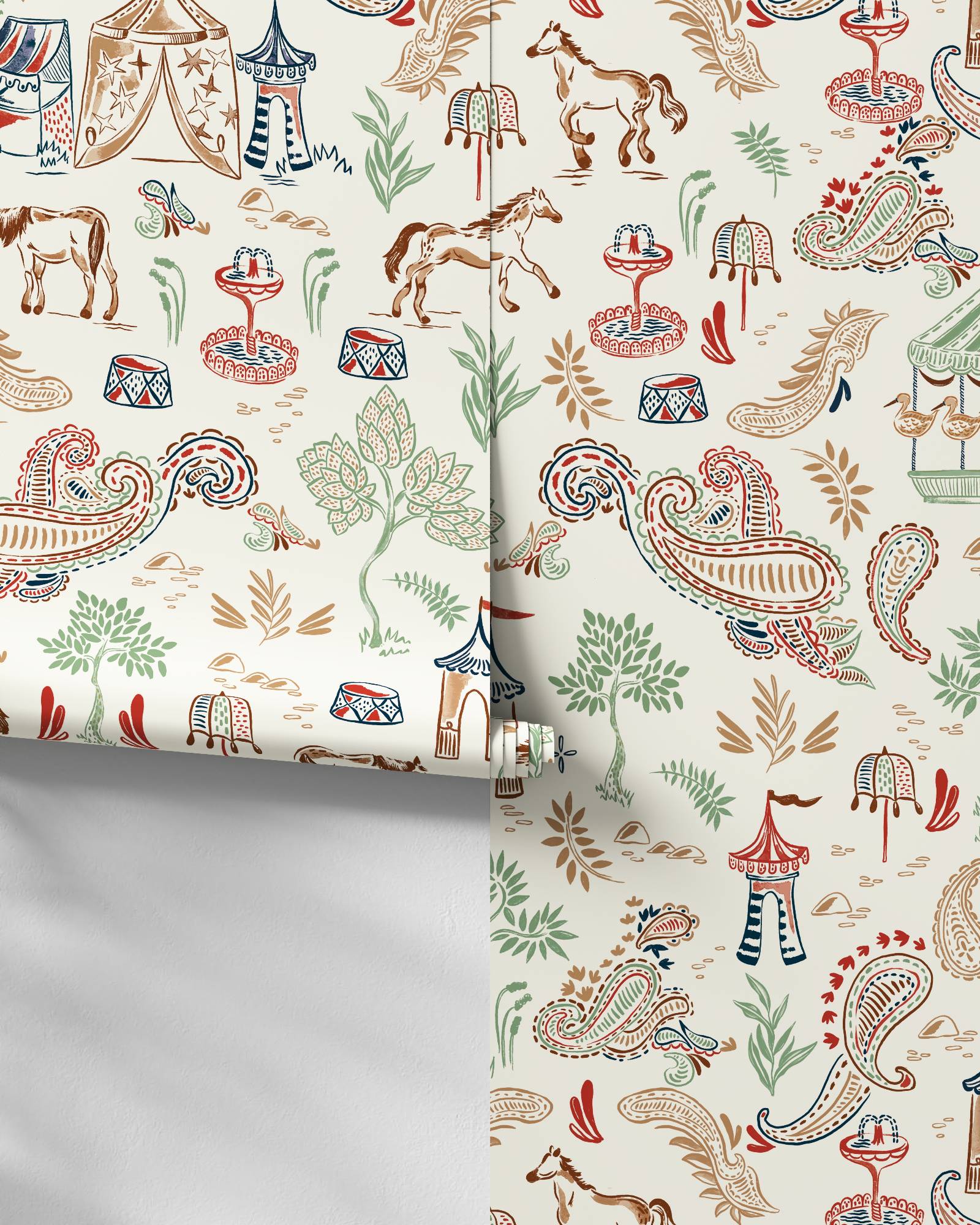 Paisley Circus Wallpaper - Image 8