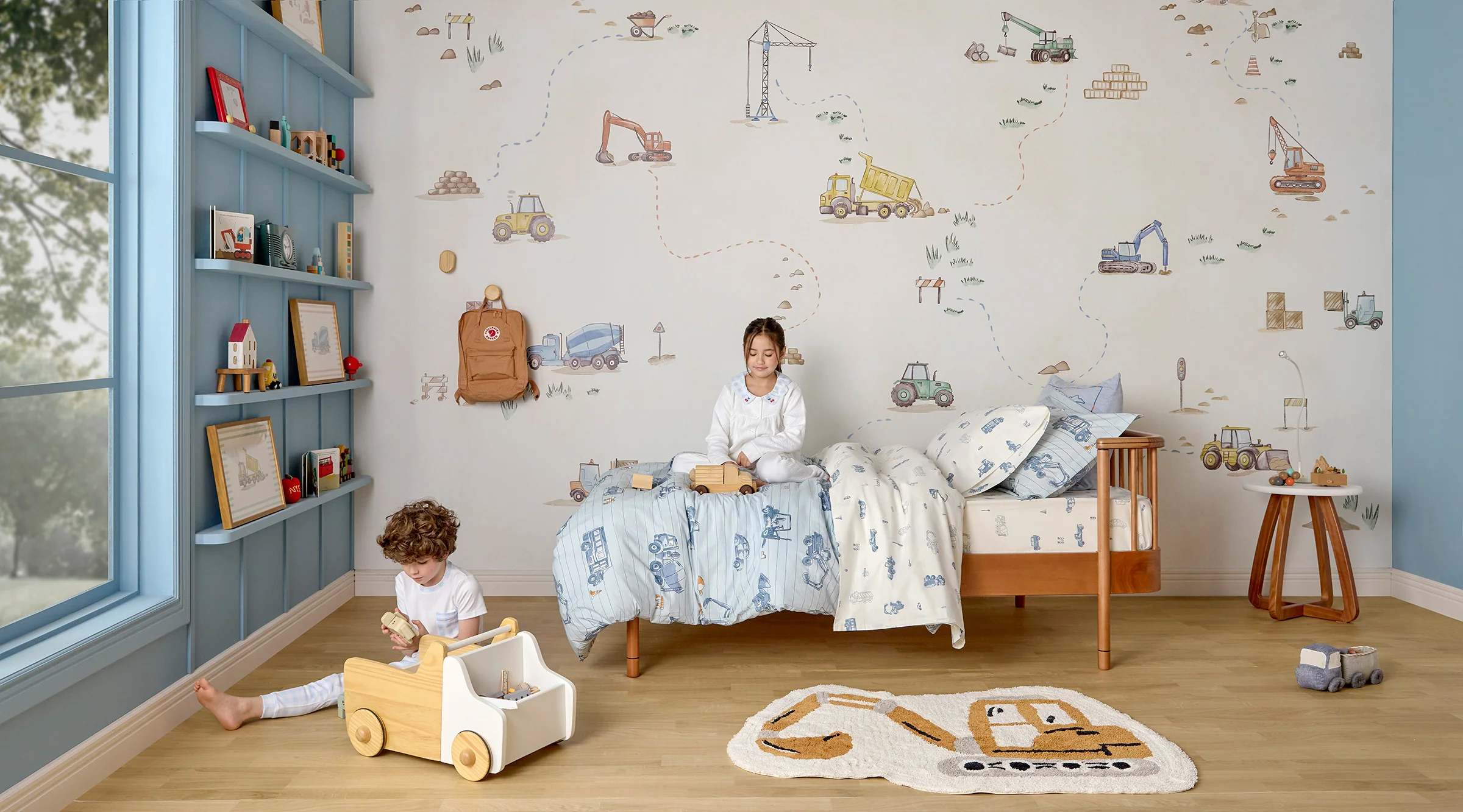 Construction Crew Wall Mural - Image 3