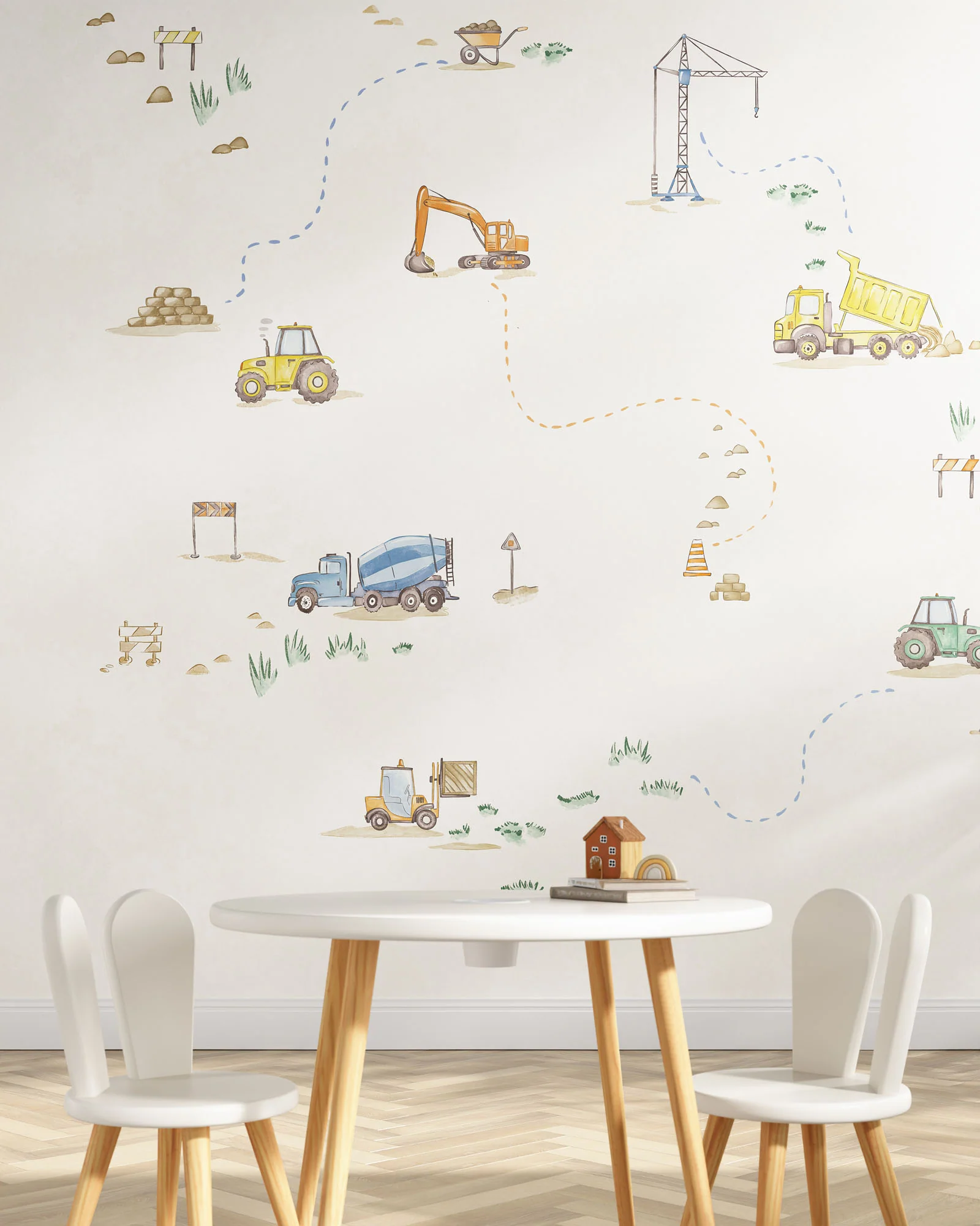 Construction Crew Wall Mural - Image 5