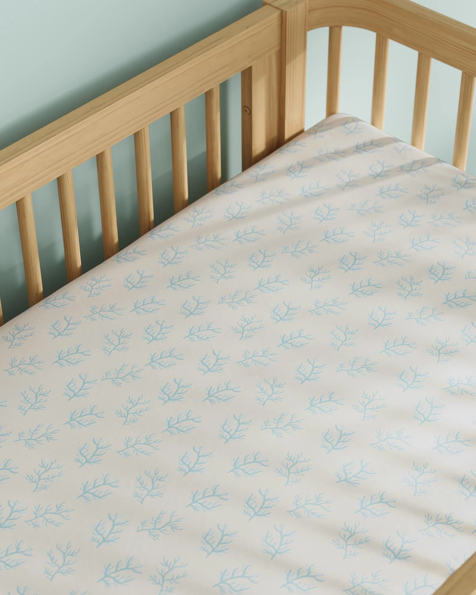 Coral Crib Sheet Set - Image 4