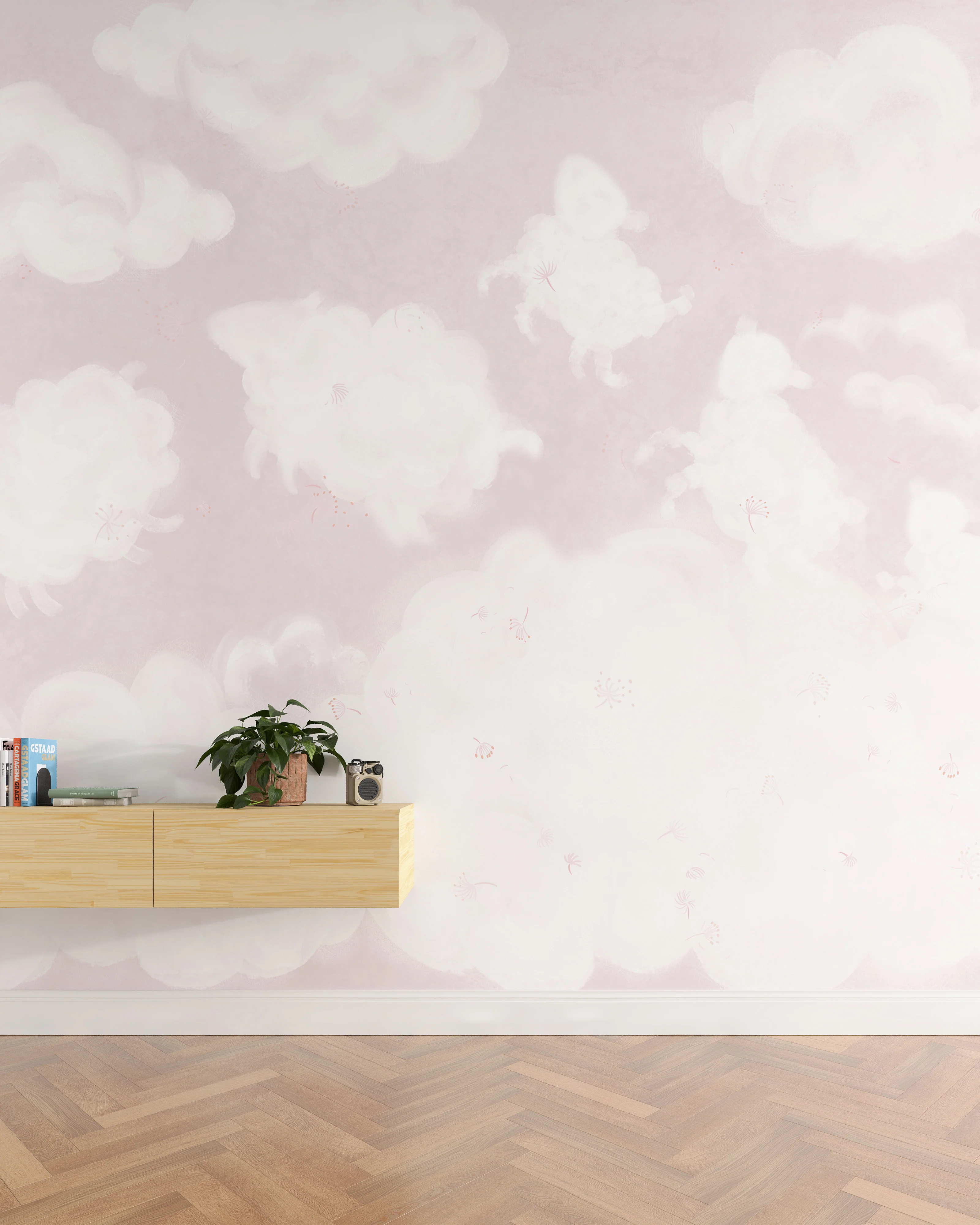 Counting Sheep Wall Mural - Image 4
