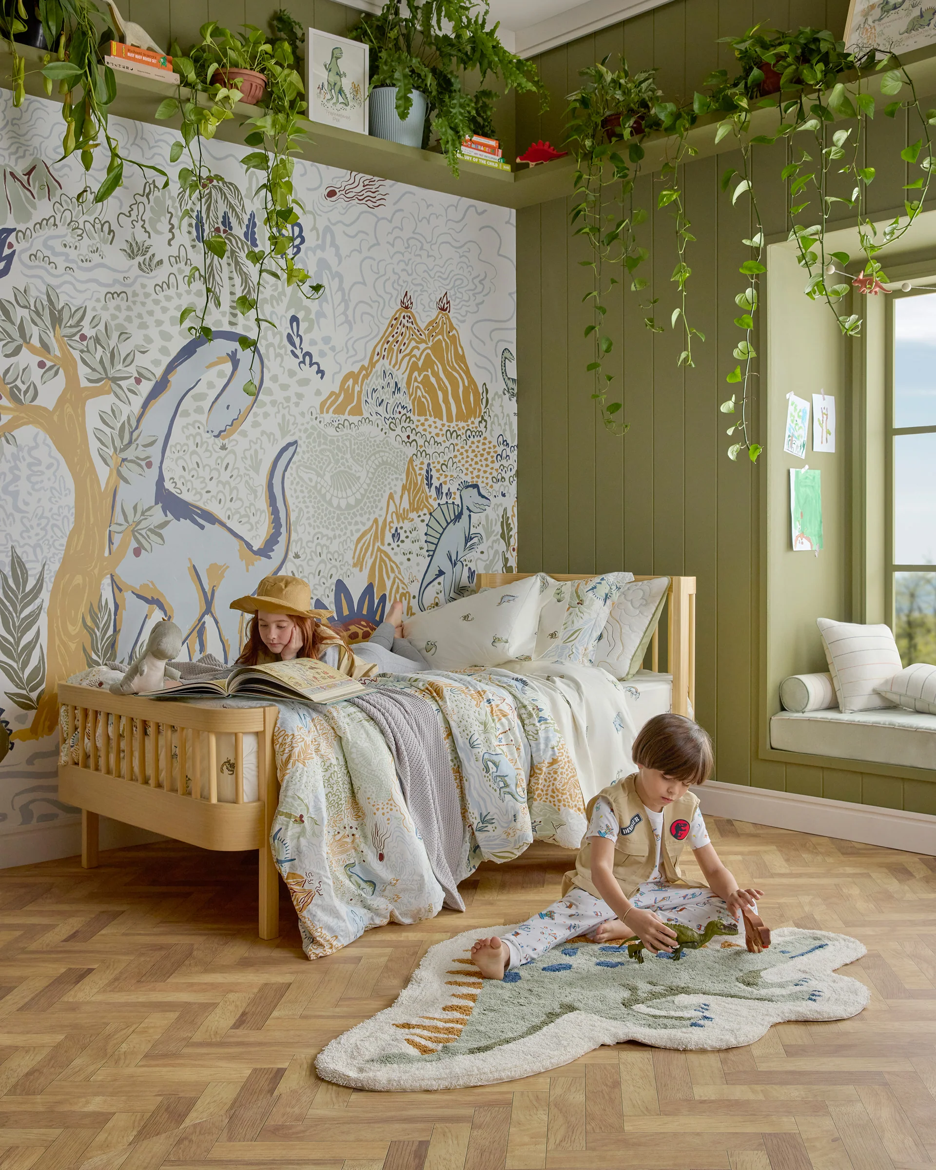 Dinosaur Island Twin Duvet Cover Set - Image 3