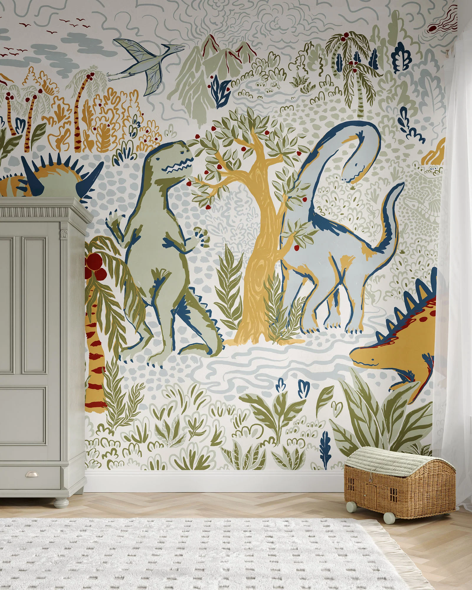 Dinosaur Island Wall Mural - Image 2