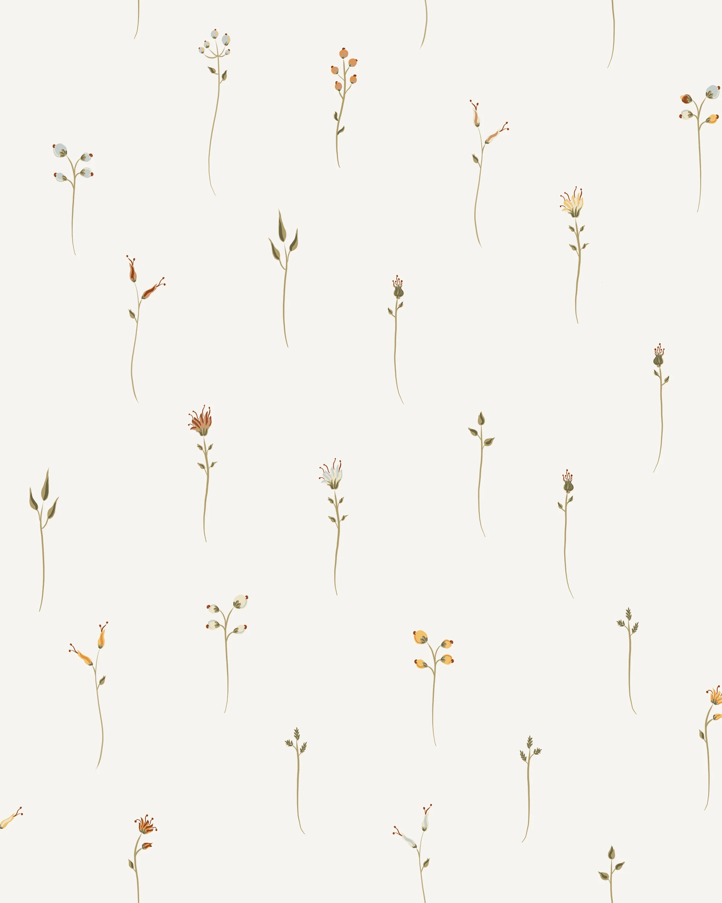 Floral Rain Wallpaper Sample
