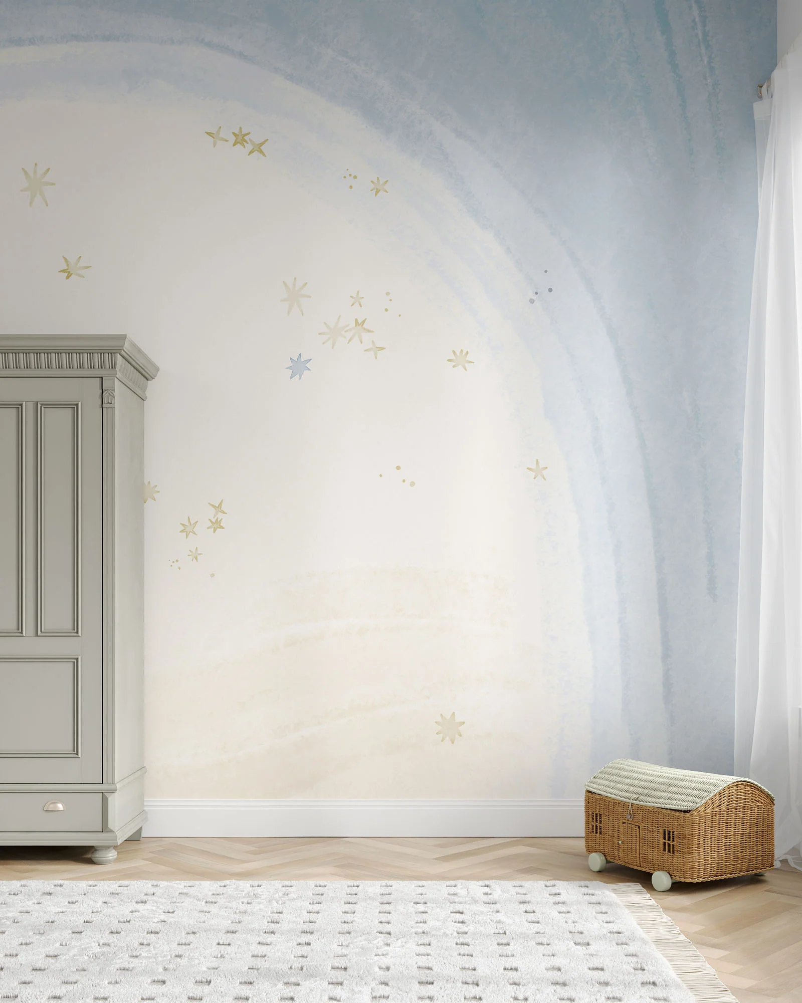 Folk Poetry Wall Mural