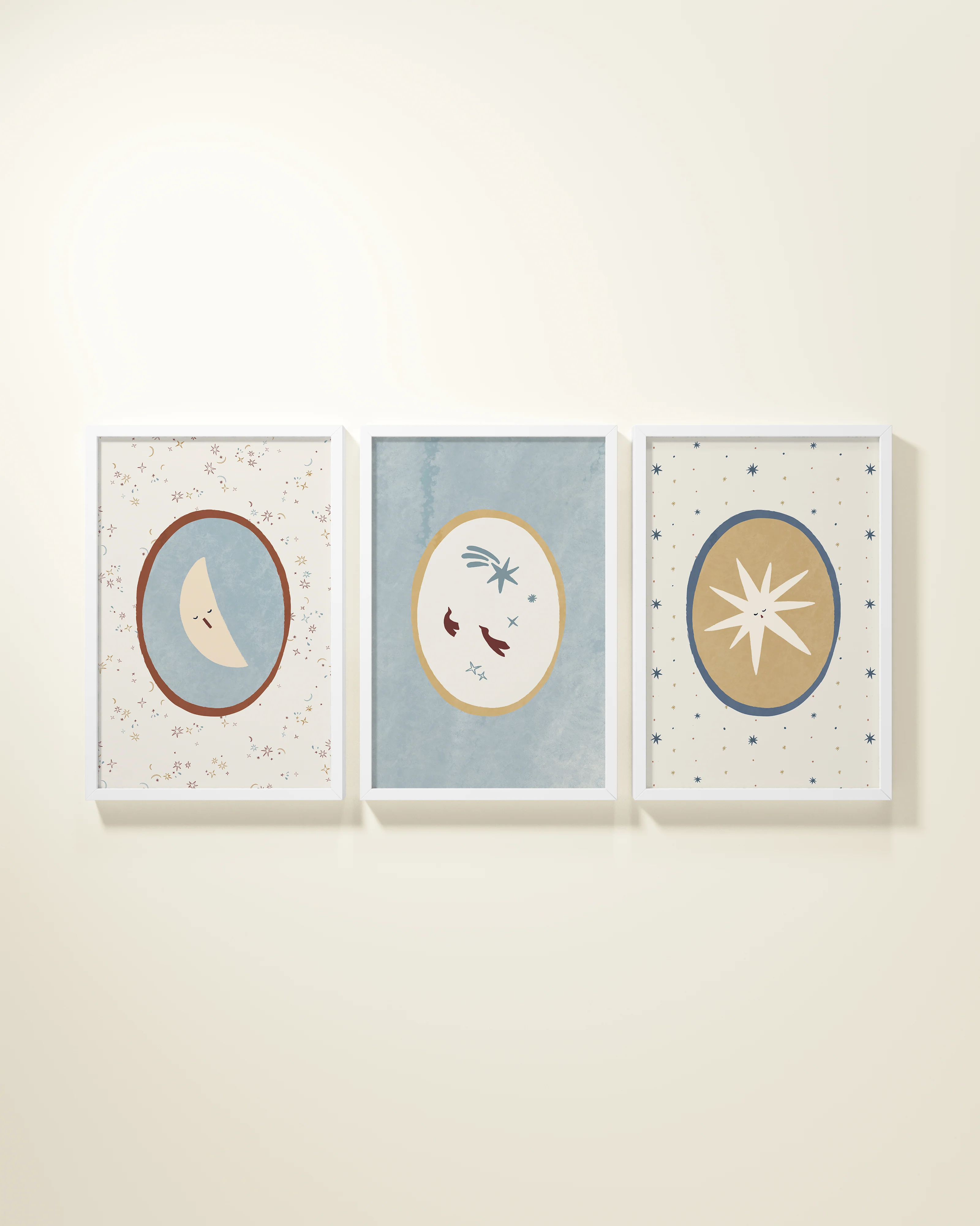 Folk Poetry Framed Wall Art Set - Image 7
