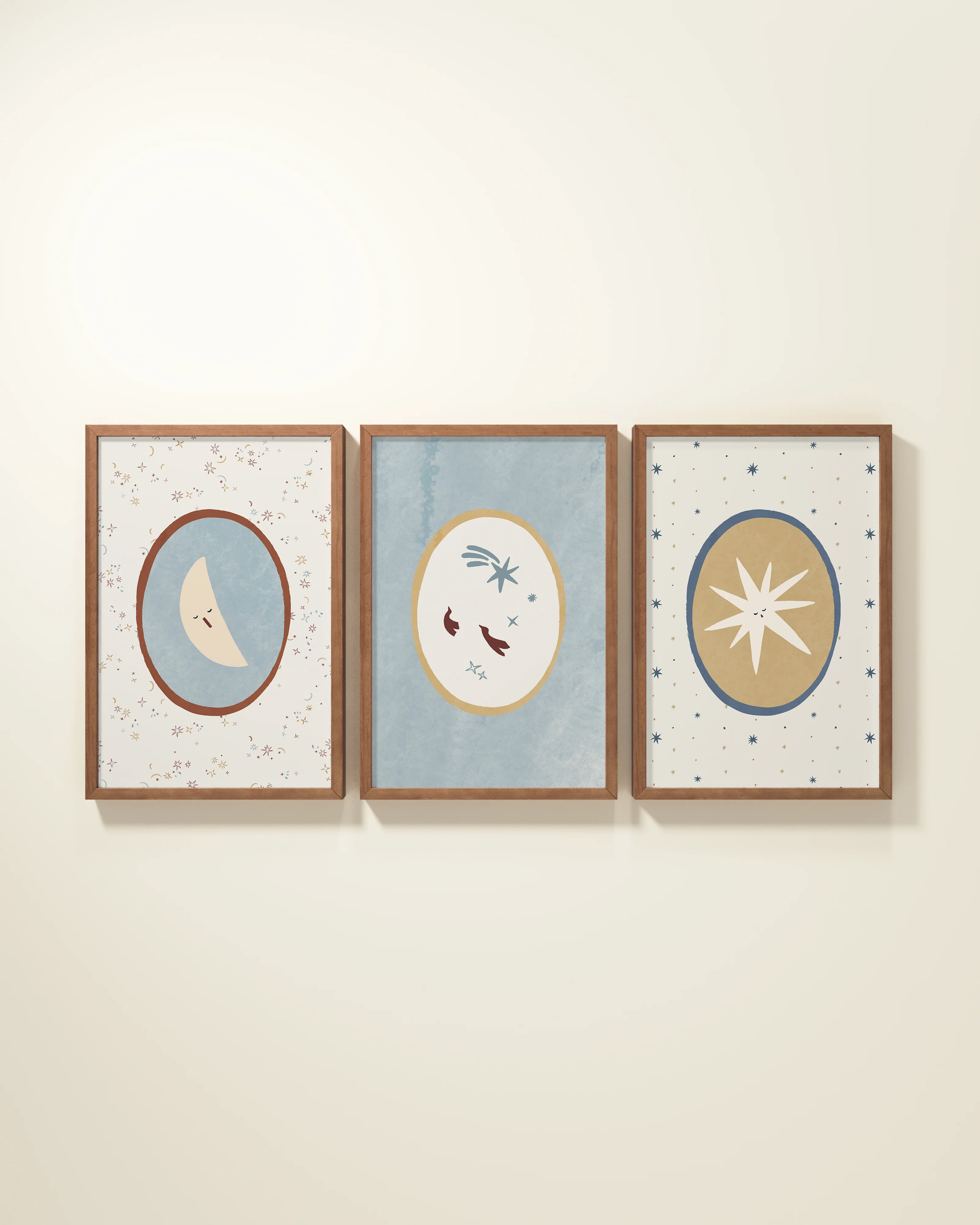 Folk Poetry Framed Wall Art Set - Image 8