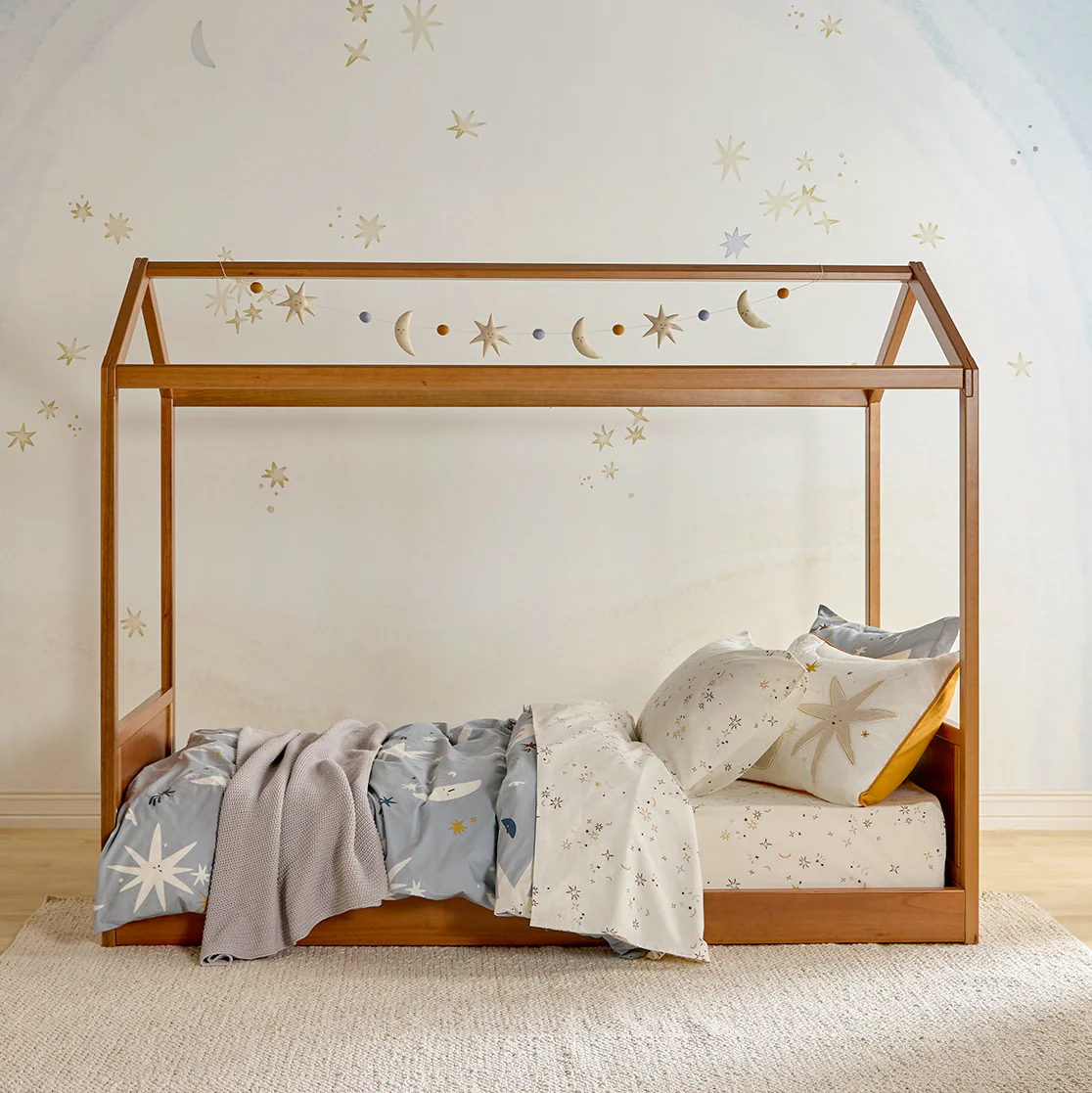 Folk Poetry Twin Duvet Cover Set - Image 6