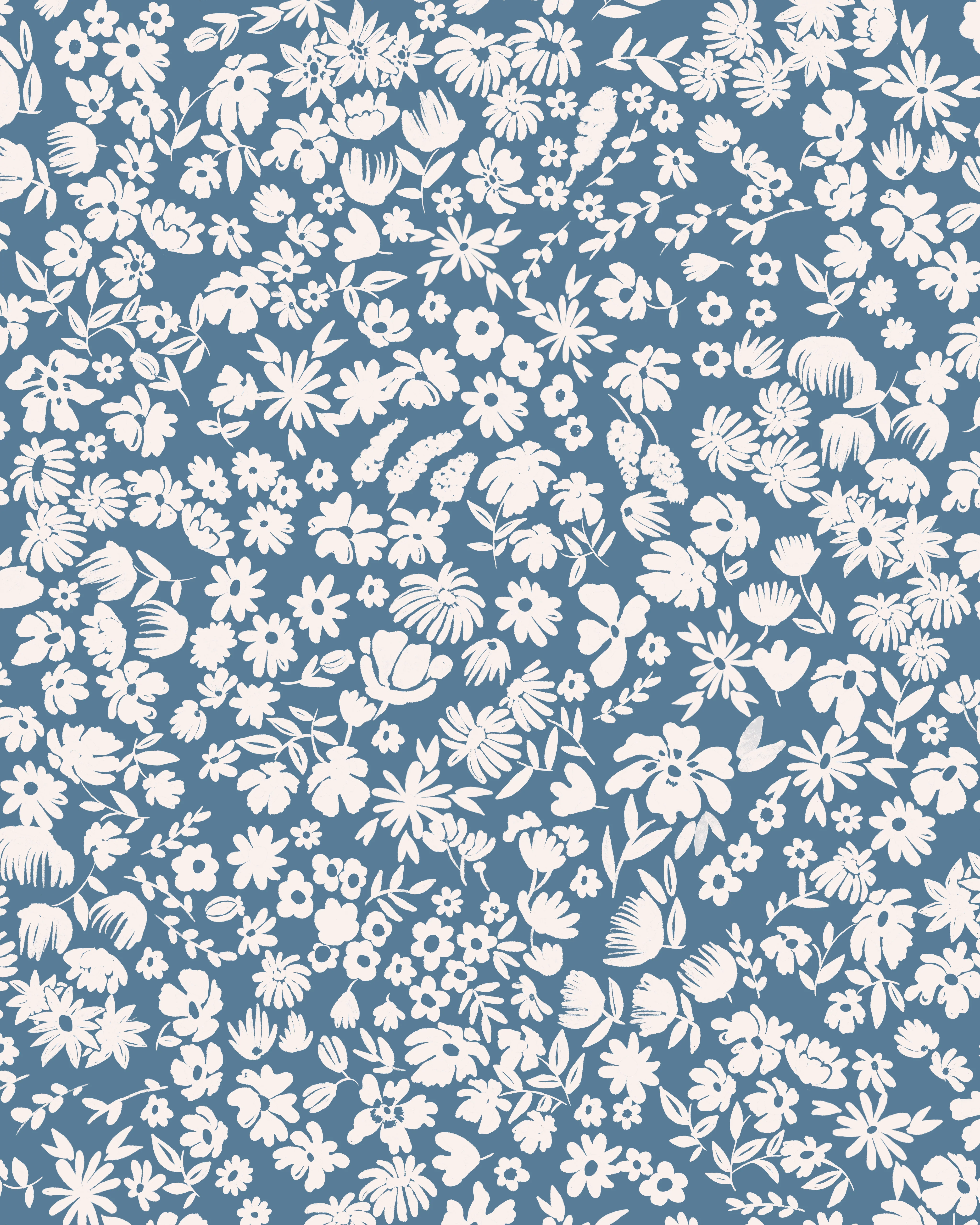 Forest Floral Wallpaper Sample
