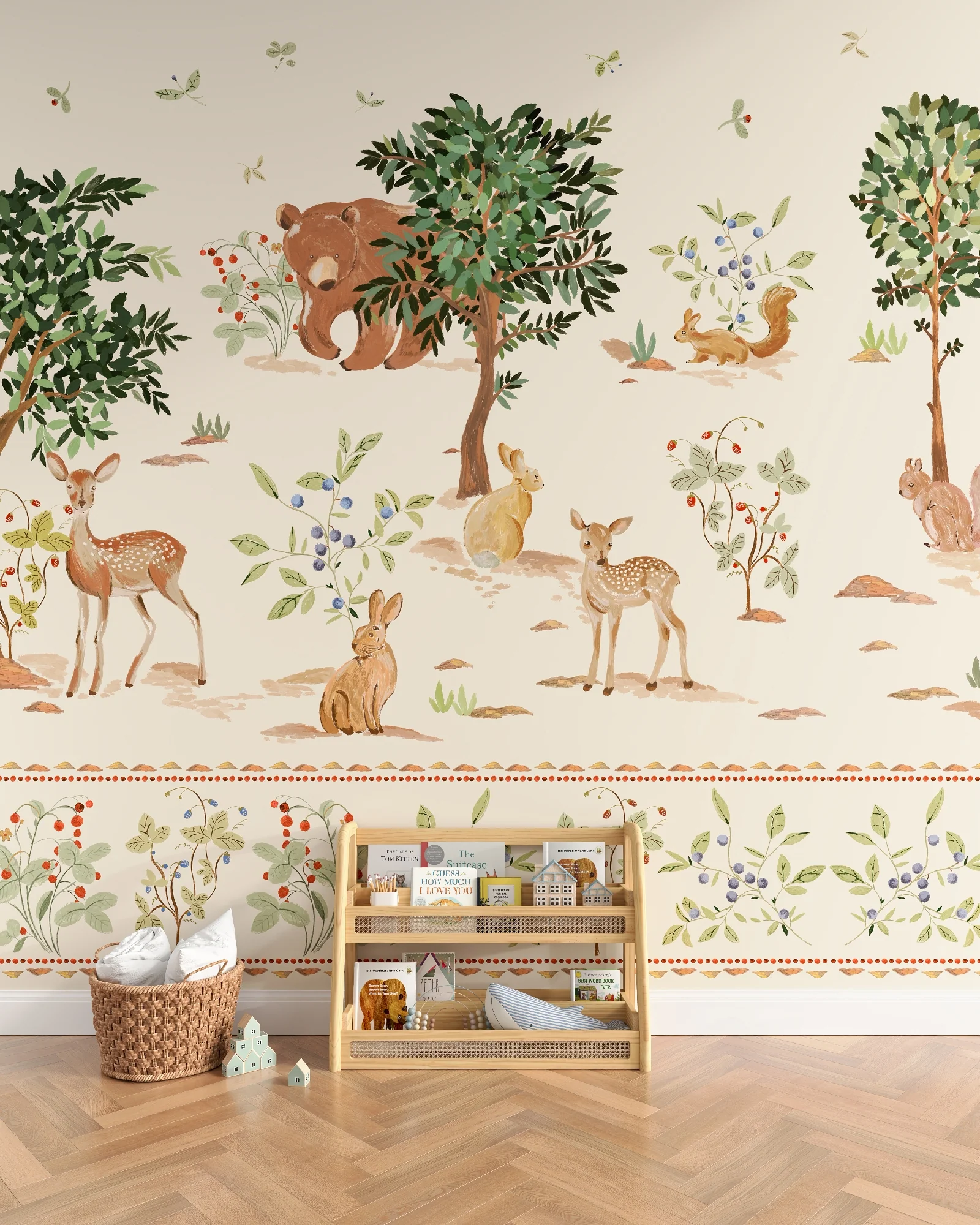 Forest Friends Wall Mural