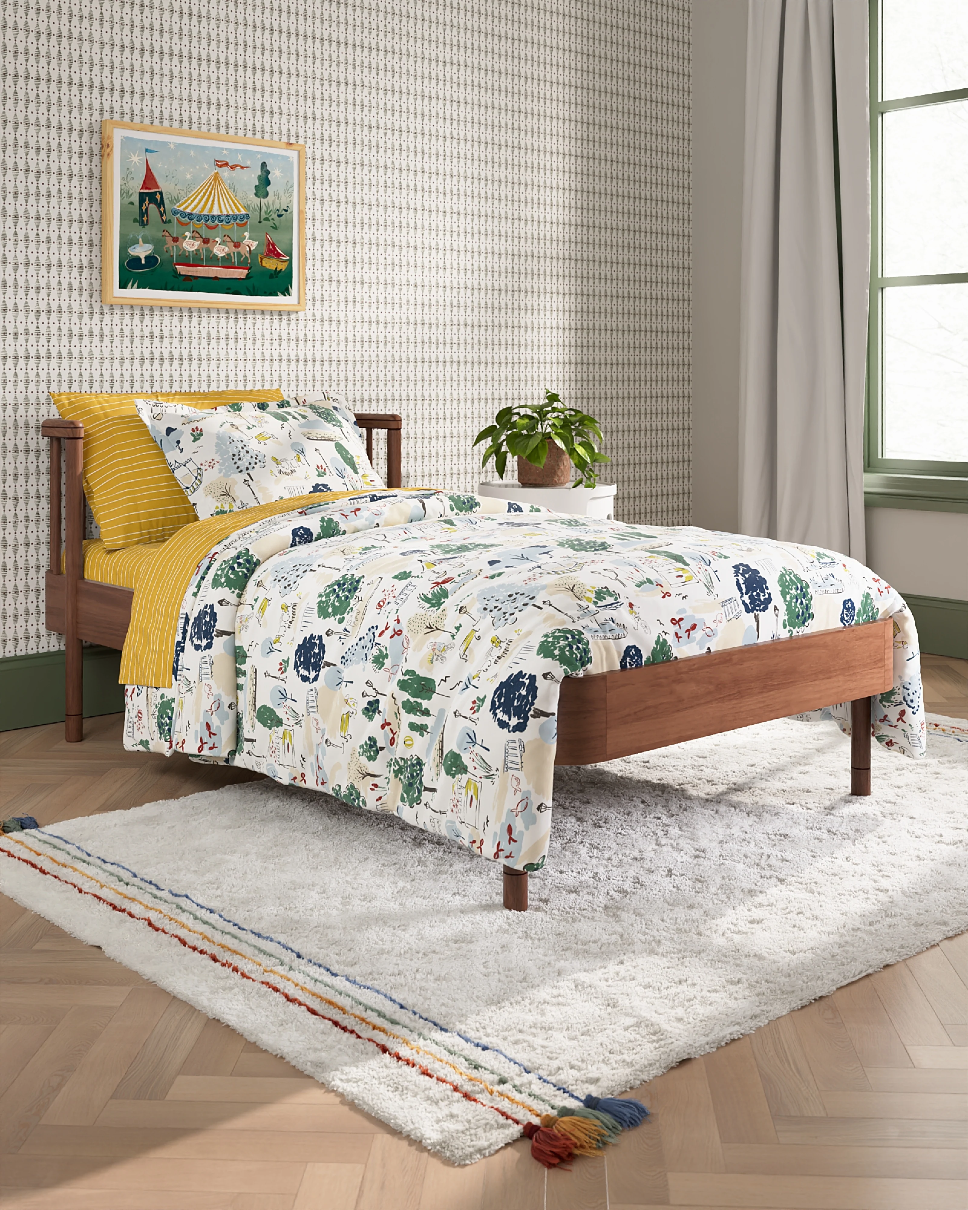 Tuileries Twin Duvet Cover Set - Image 5