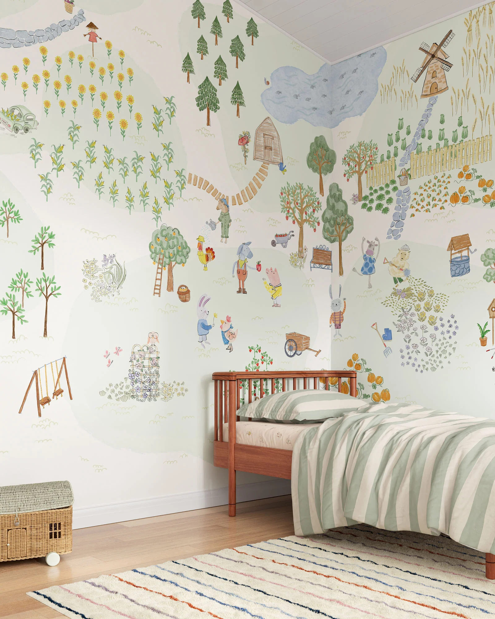 Friendly Farm Wall Mural - Image 3