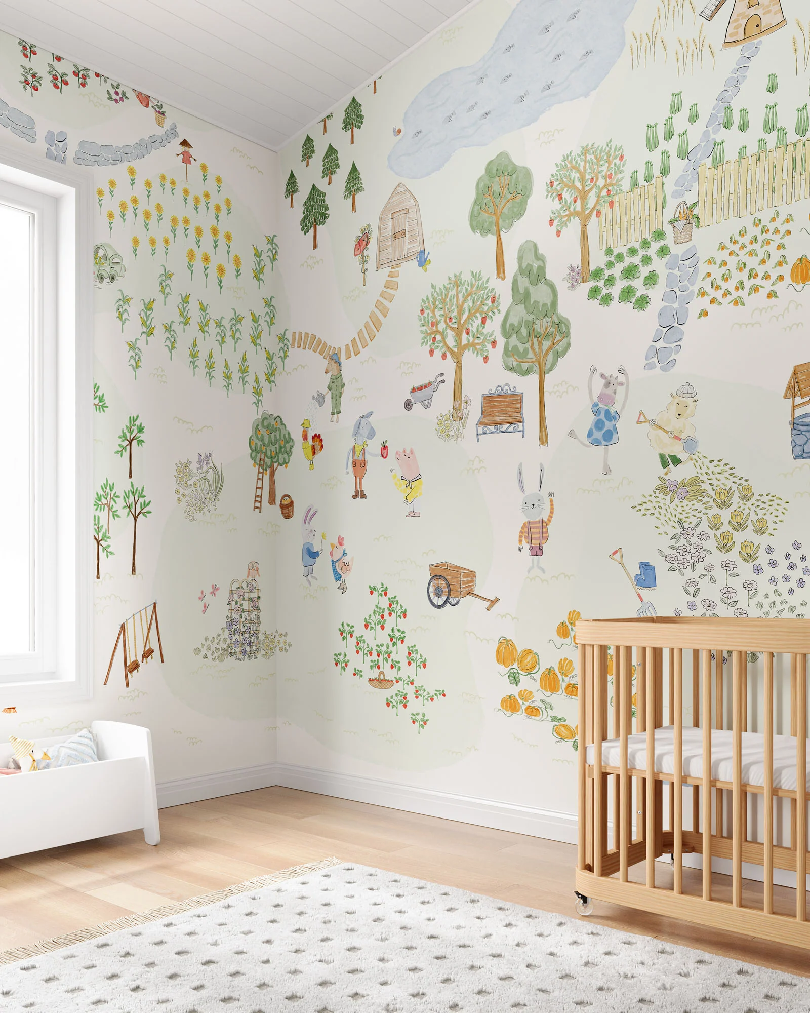 Friendly Farm Wall Mural - Image 4