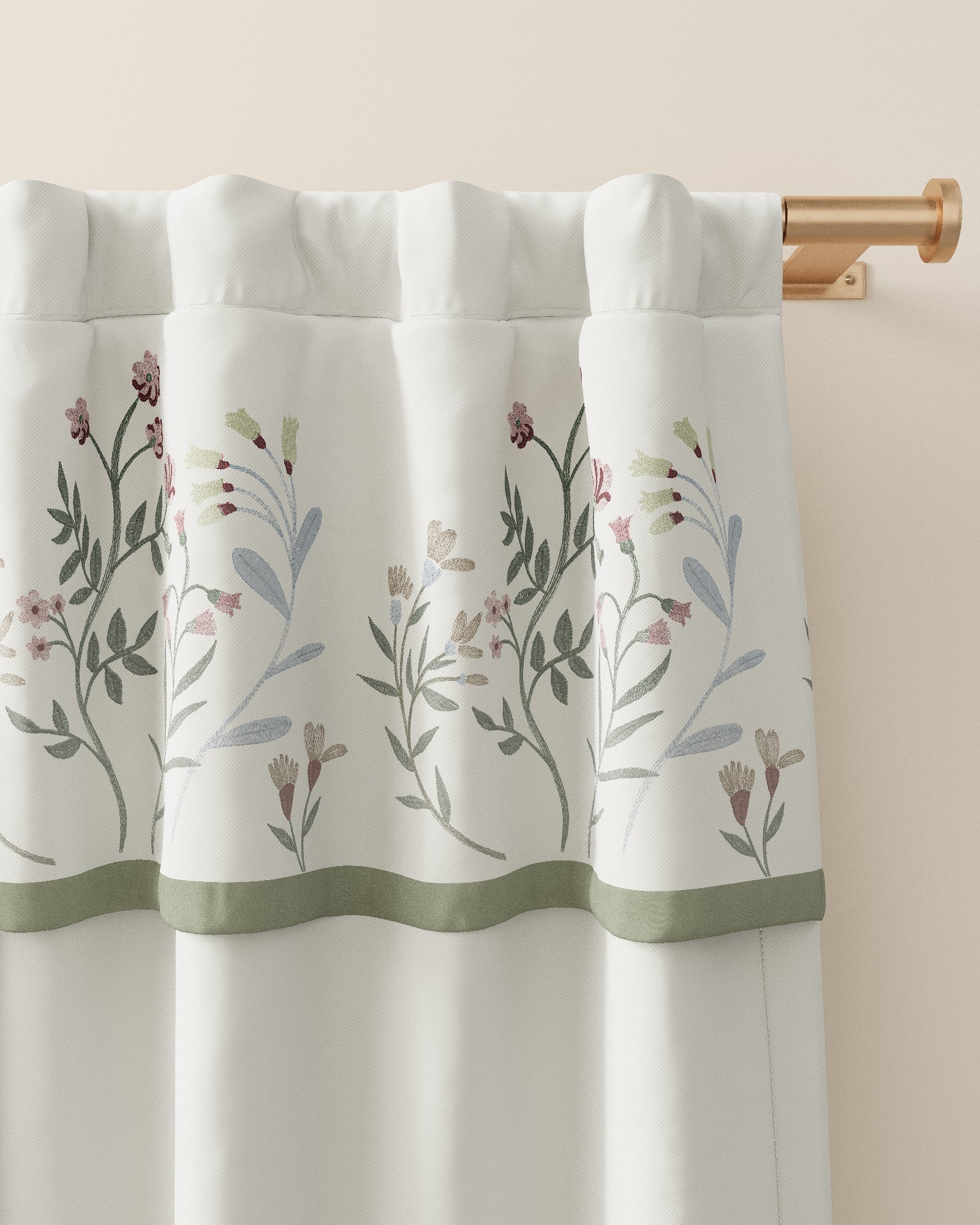 Garden Club Embroidered Blackout Curtain - Image 2