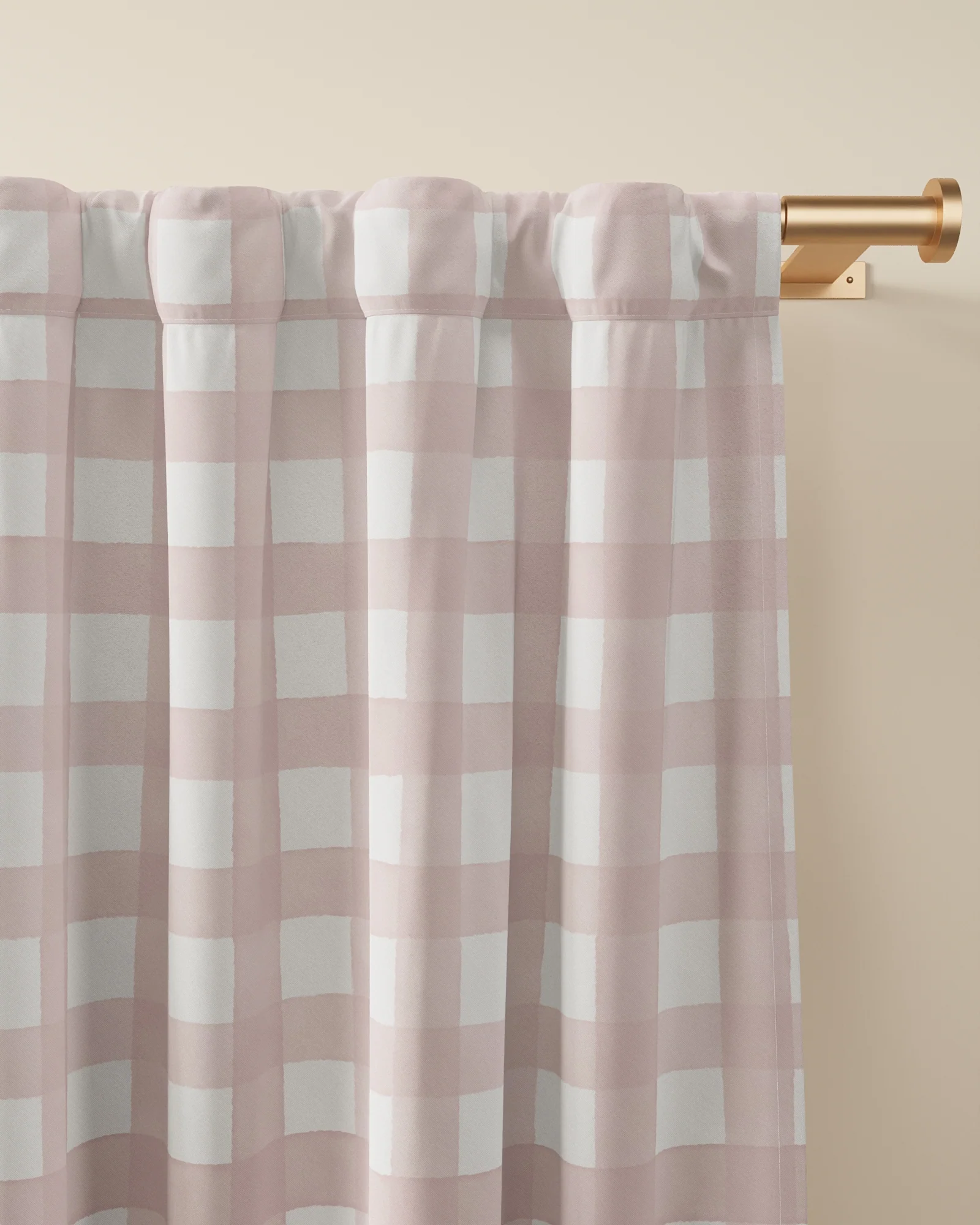 Gingham Blackout Curtain - Image 12