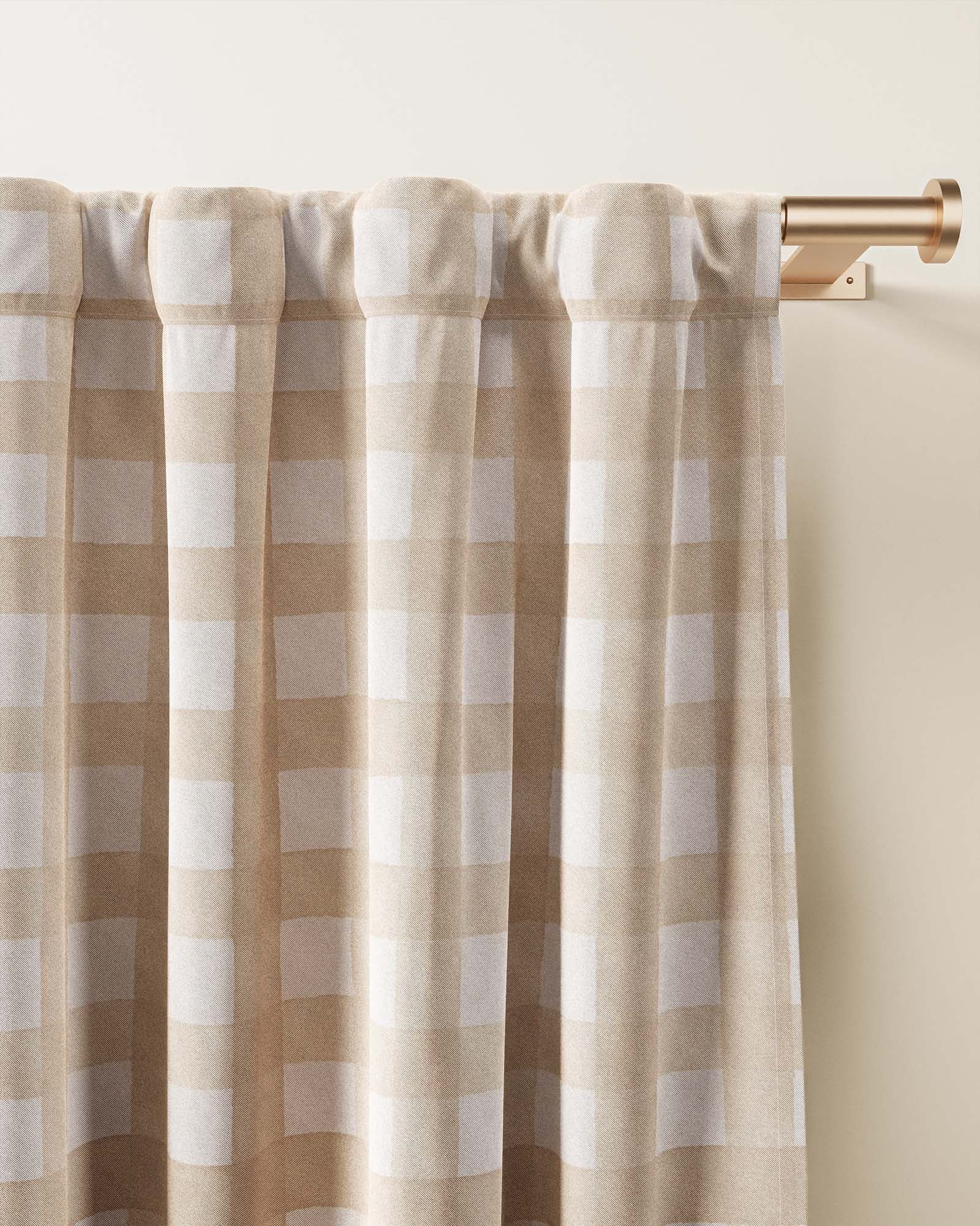 Gingham Blackout Curtain - Image 9